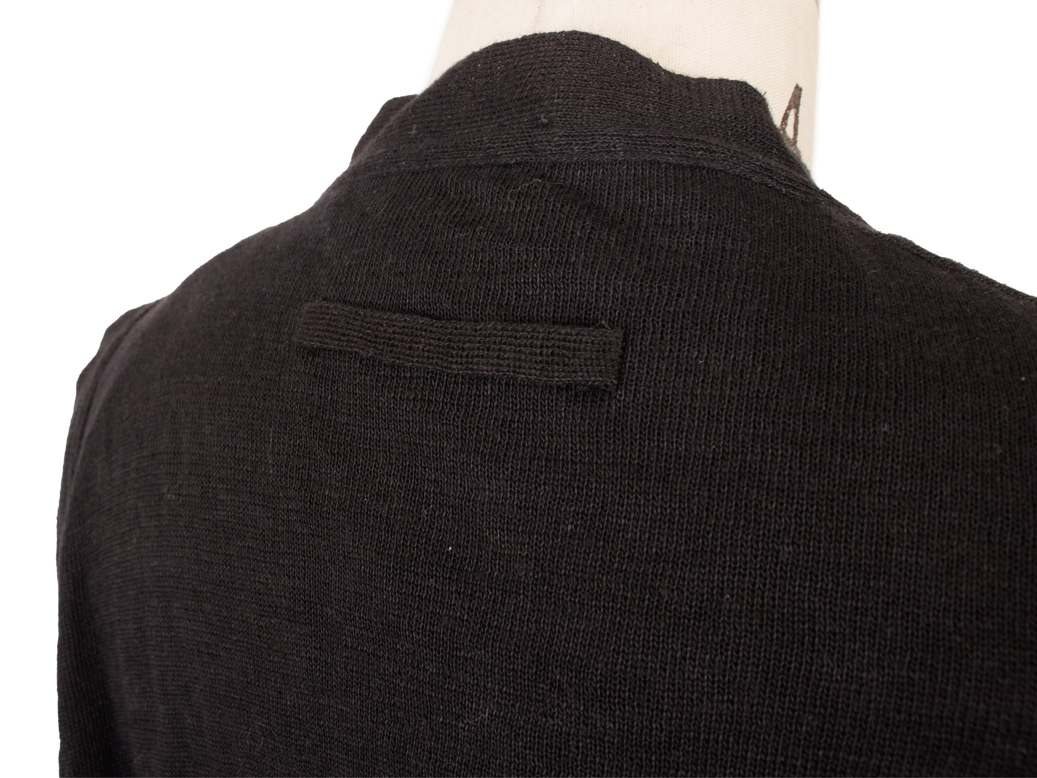 Jean Paul Gaultier Linen Crossover Panel Cardigan