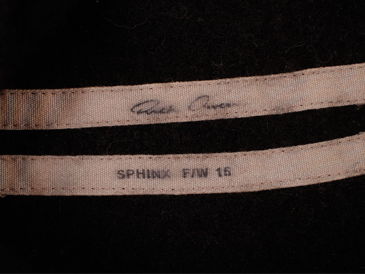 2016 Rick Owens Hooded Longline Vest