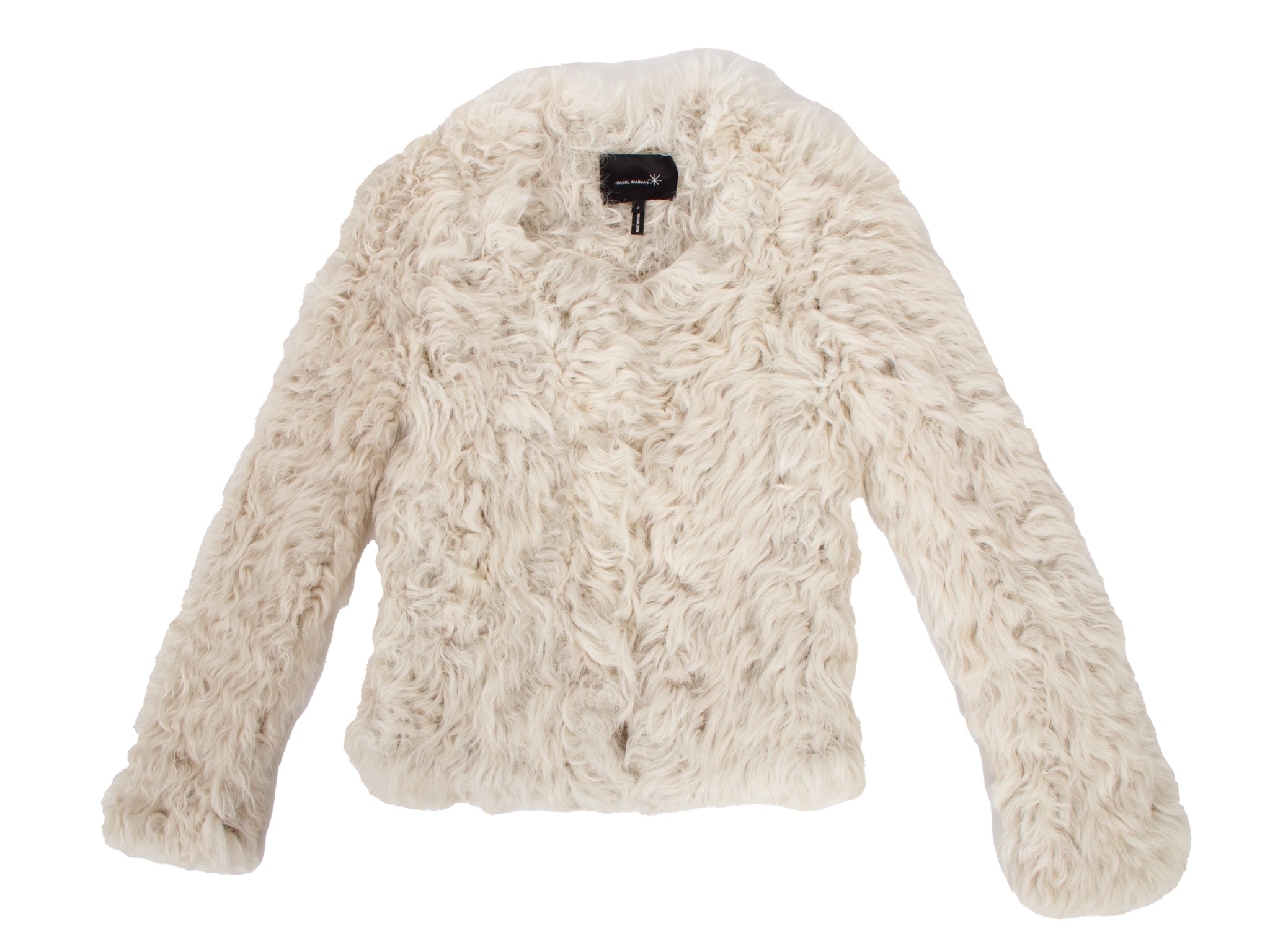 FW 2014 Isabel Marant Kalgan Lamb Shearling Cardigan