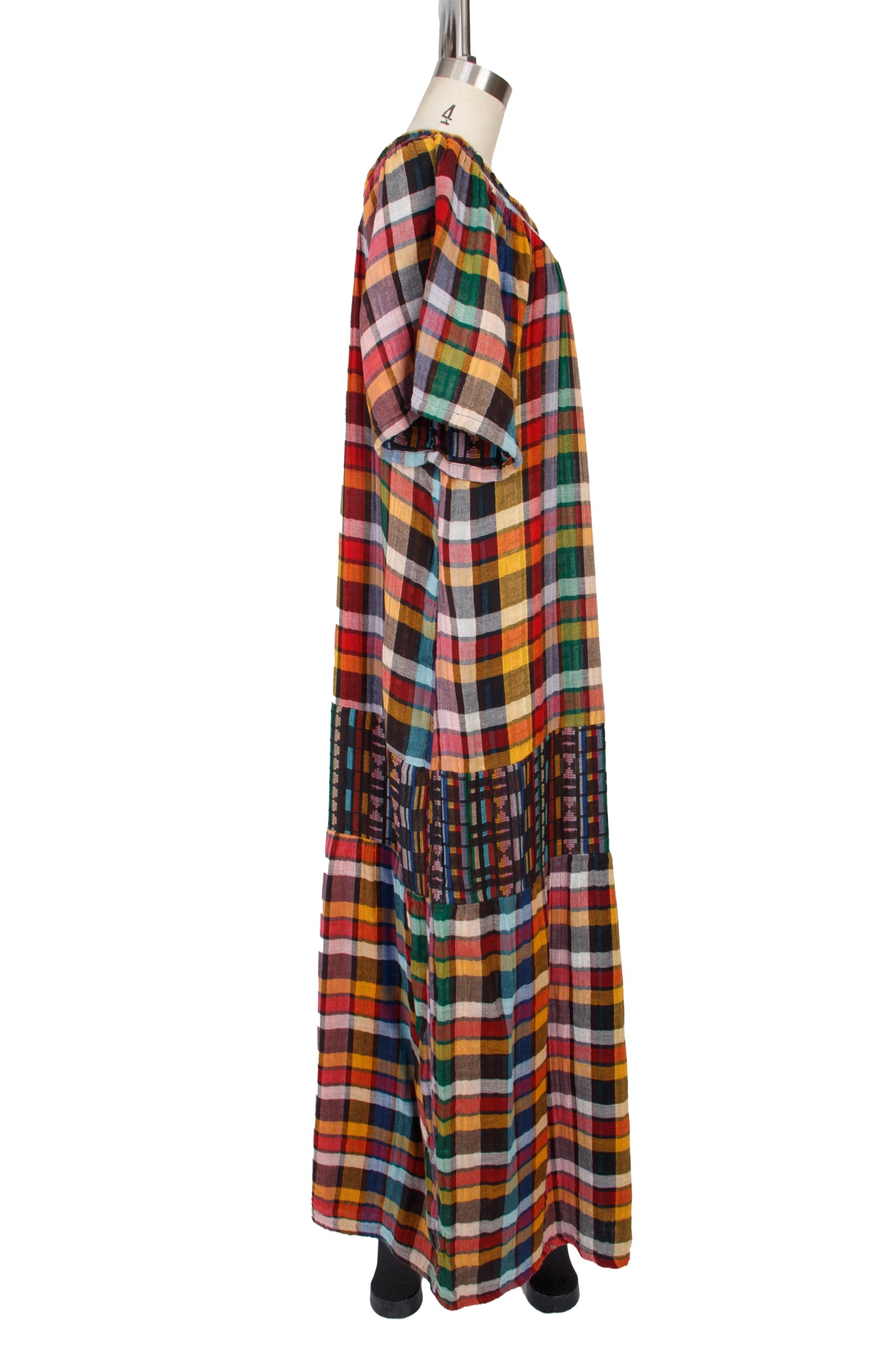 Ace & Jig Rainbow Plaid Maxi Dress