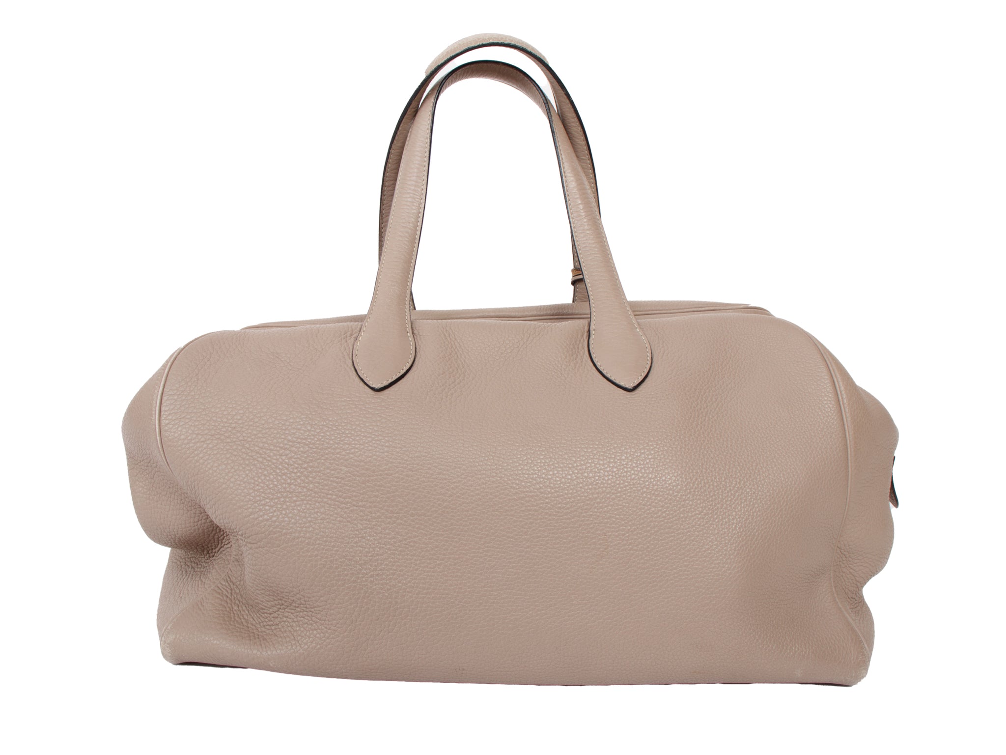 Hermes Clemence Victoria II 50 Leather Bag