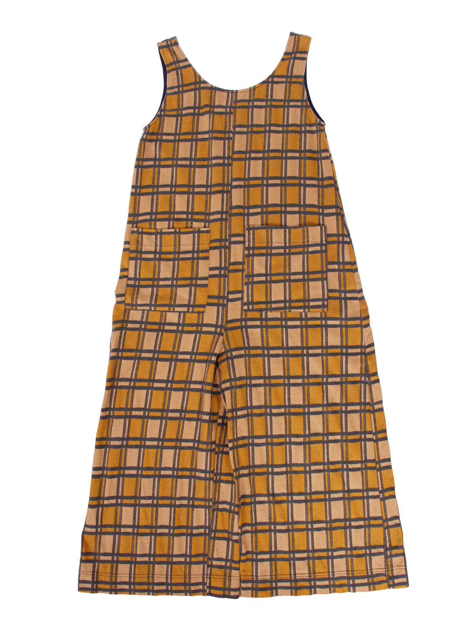 Ilana Kohn Check Wide Leg Jumpsuit