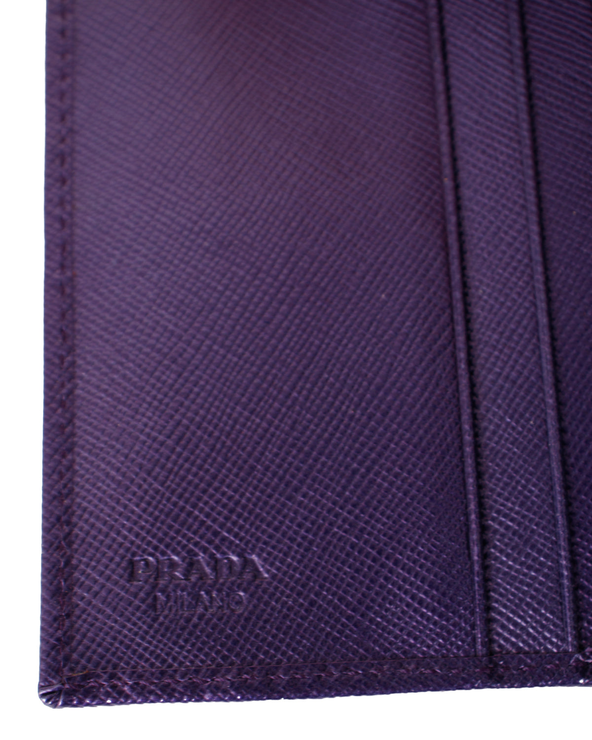 2008 Prada Saffiano Metallic Wallet