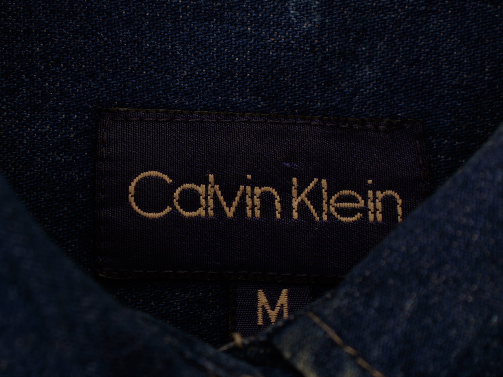 Calvin Klein Denim Oversize Coat Dress