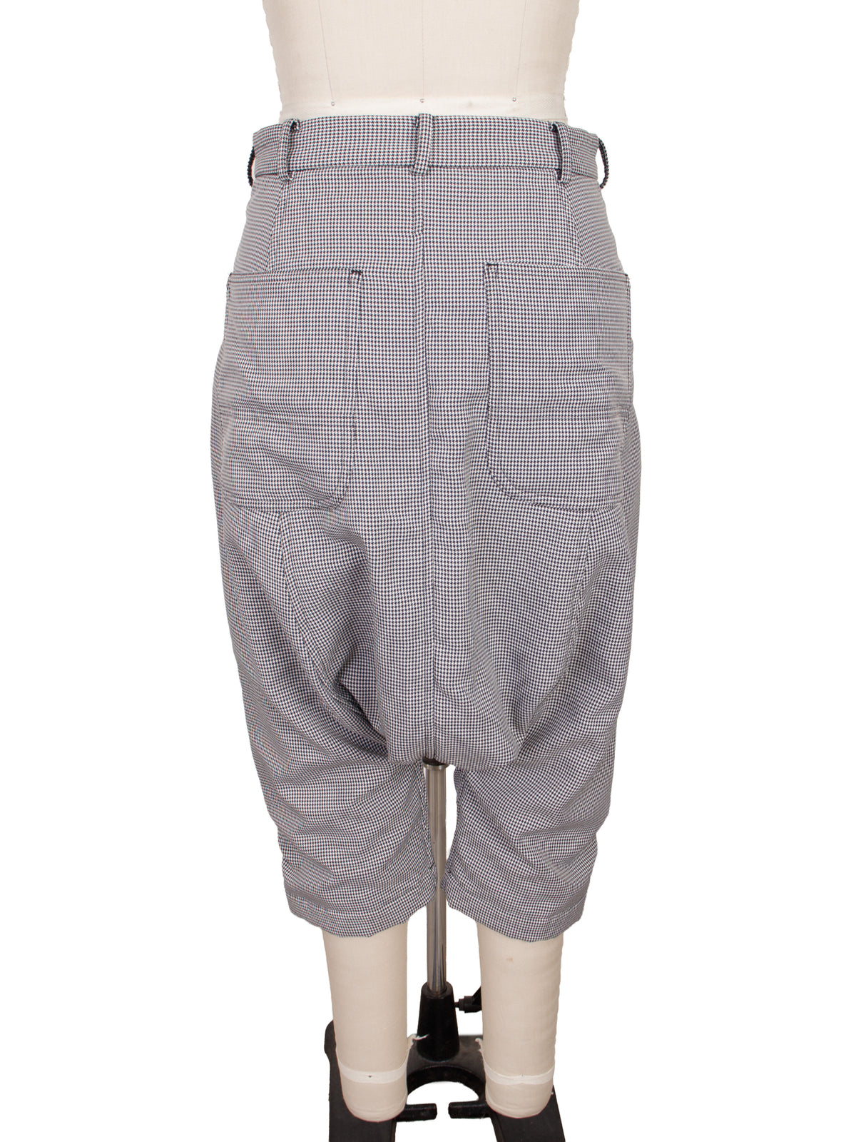 Comme des Garcons GIRL Houndstooth Drop Crotch Pants