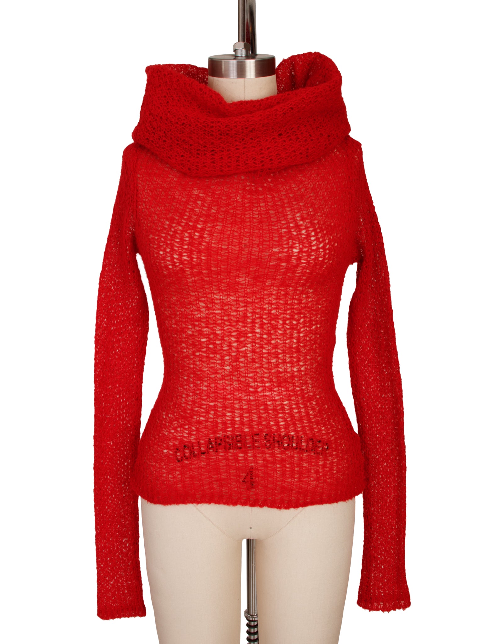 Dolce & Gabbana Mohair Exaggerated Funnel Neck Sweater