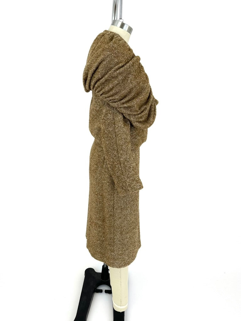 Dries Van Noten Tweed Crop Jacket & Skirt Set