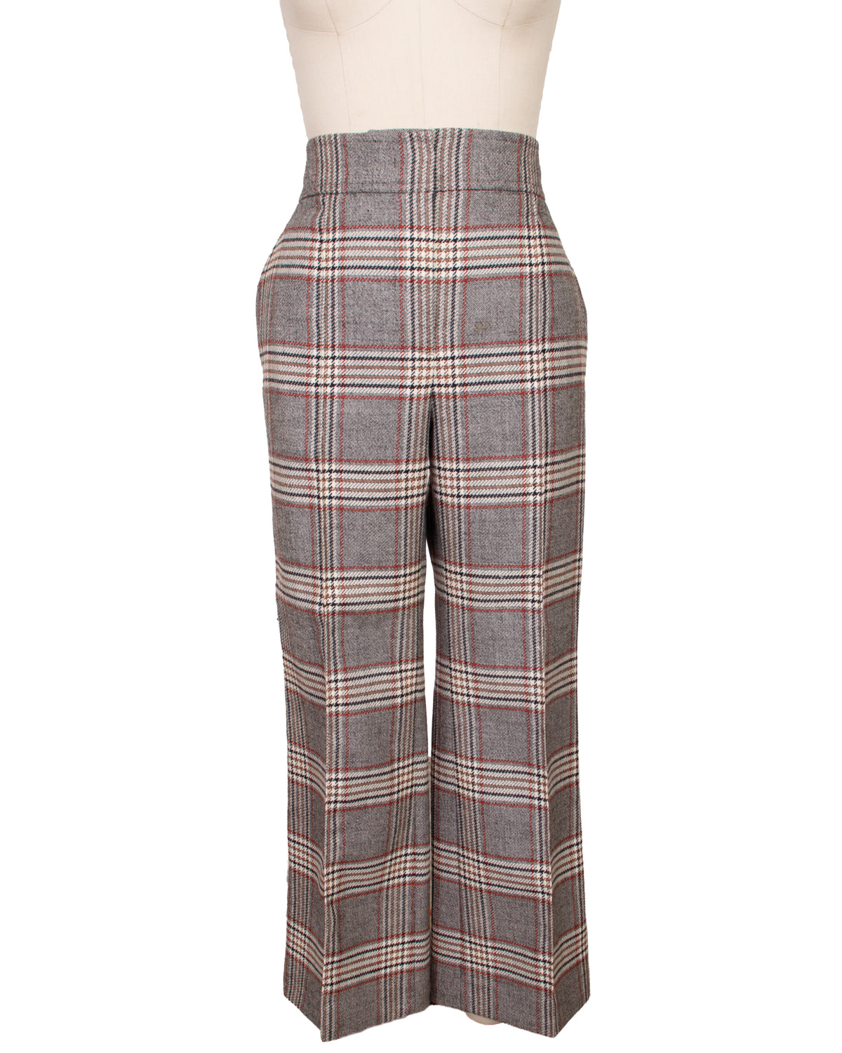AW18 Joseph Wool Check Pantsuit