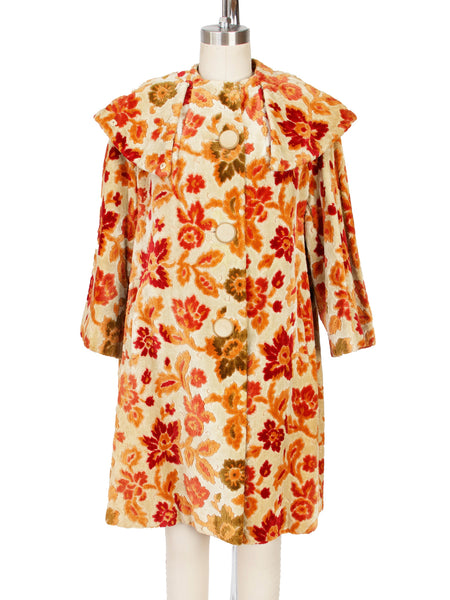 1960's Floral Tapestry Swing Coat – Mercy Vintage