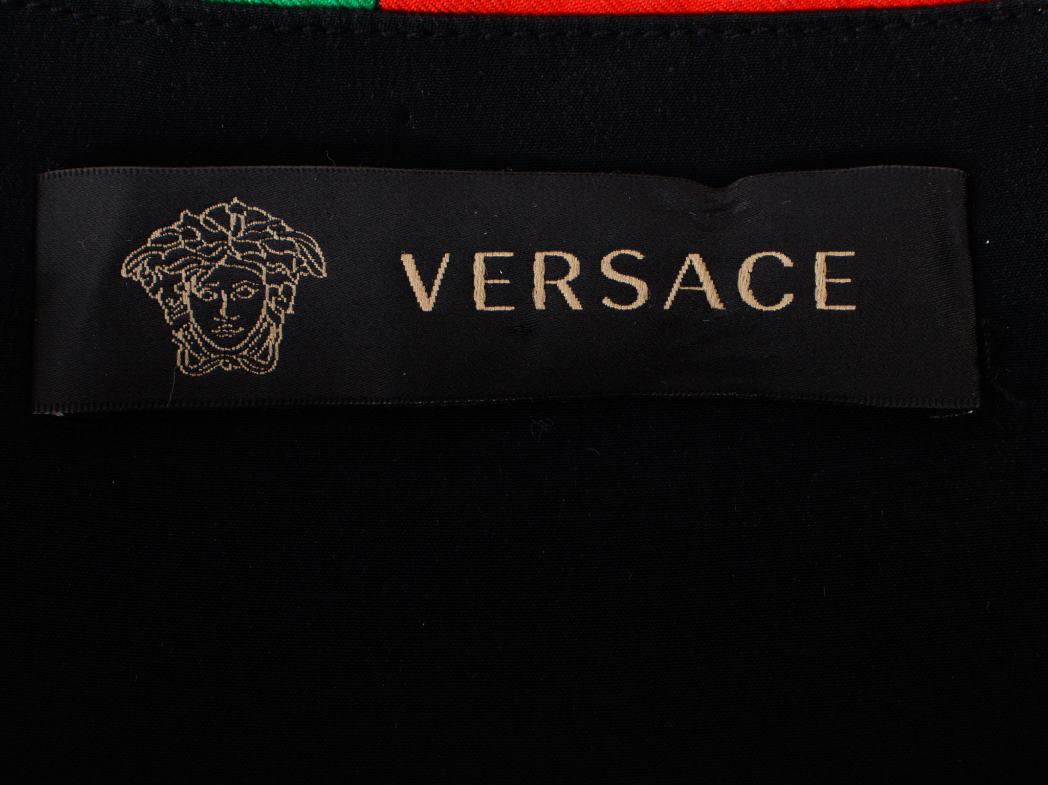 Versace Silk Baroque Alphabet Skirt