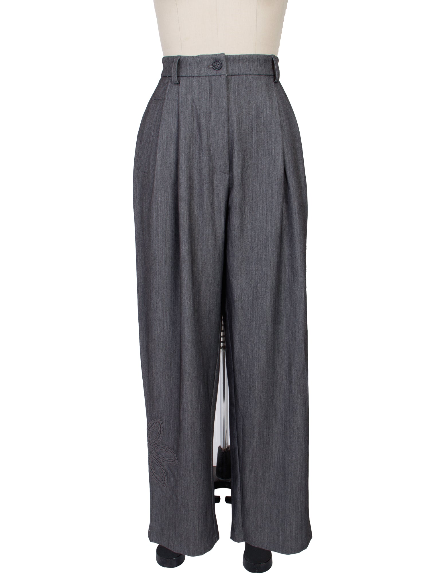 Desigual Floral Embroidered Trousers