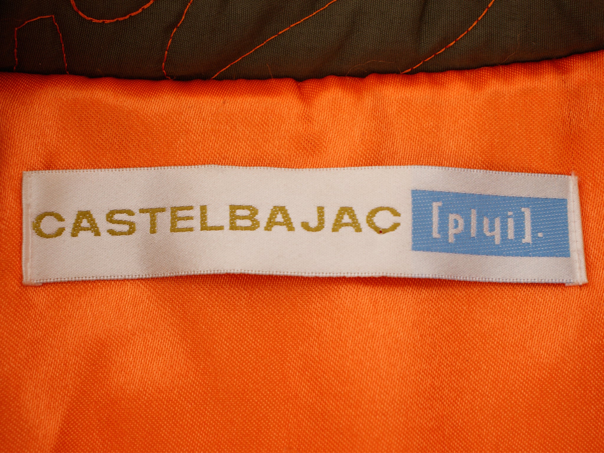 Castelbajac Pluie Abstract Embroidered Puffer Coat
