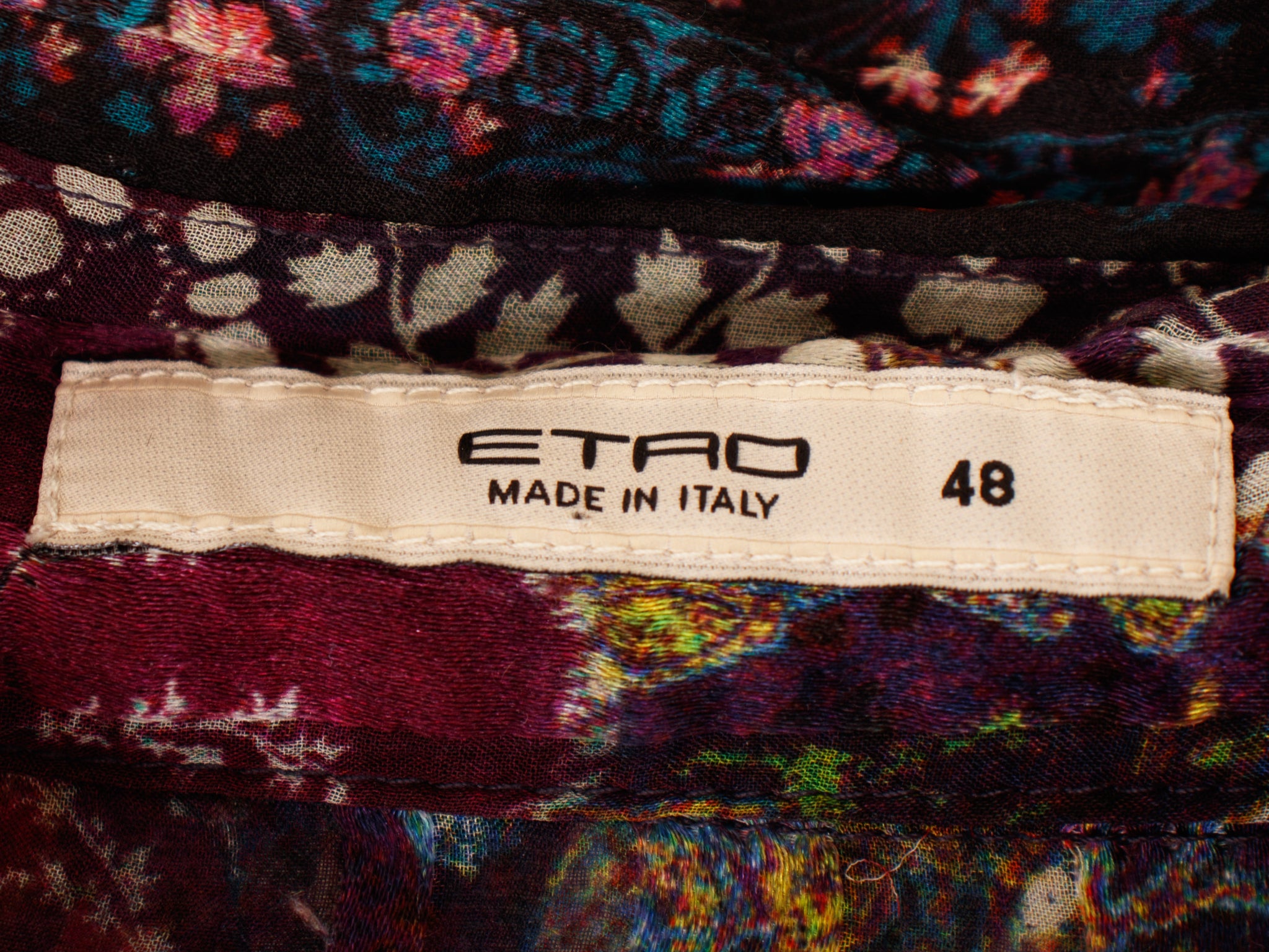 Etro Alina Silk Voile Floral Blouse