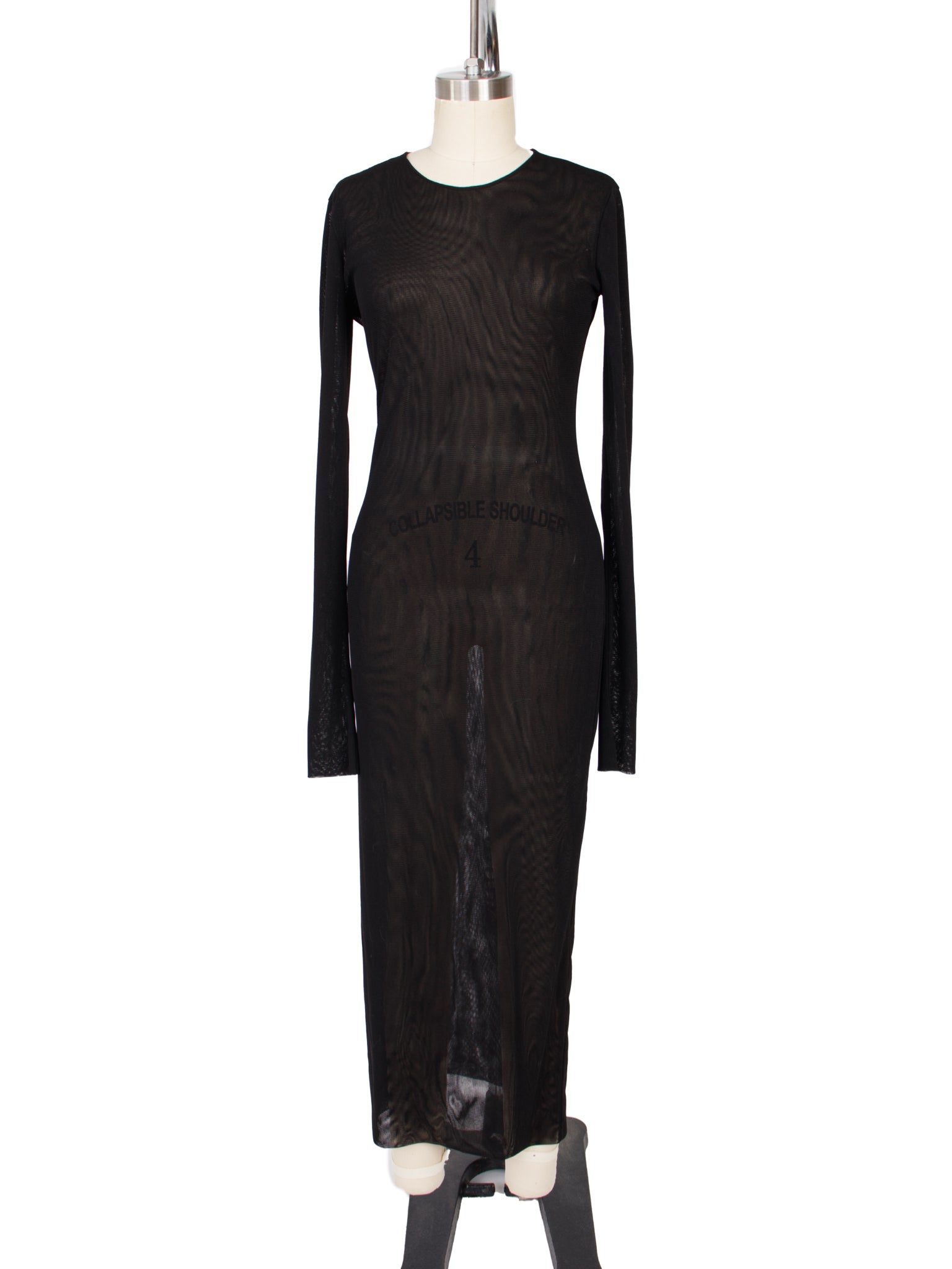 The ANDAMANE Double Mesh Maxi Dress