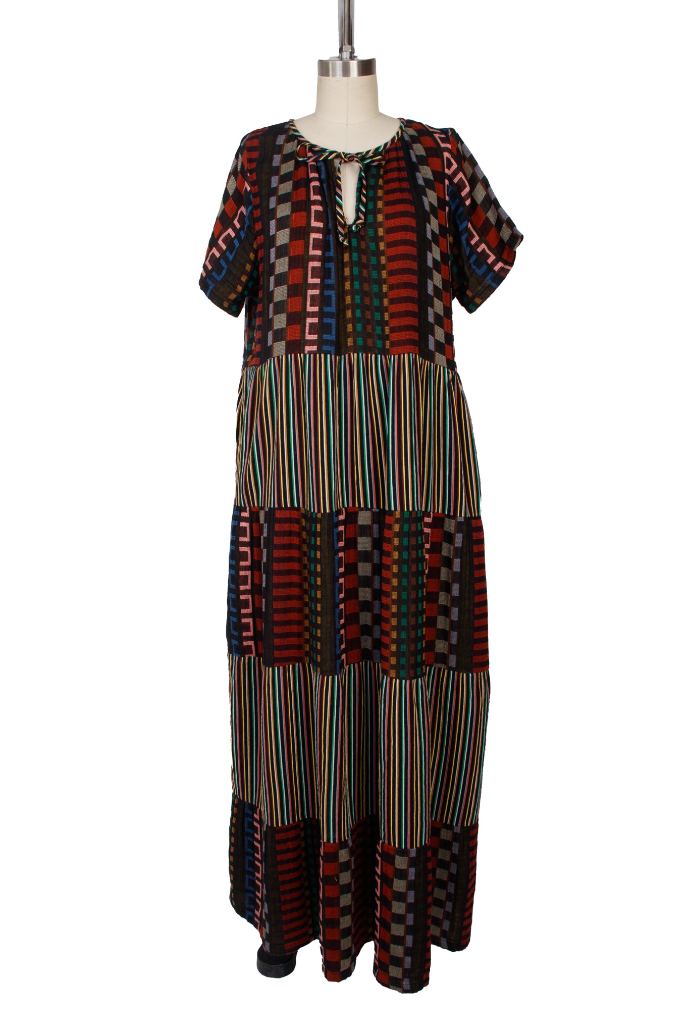 Ace & Jig Abstract Stripe Jacquard Dress
