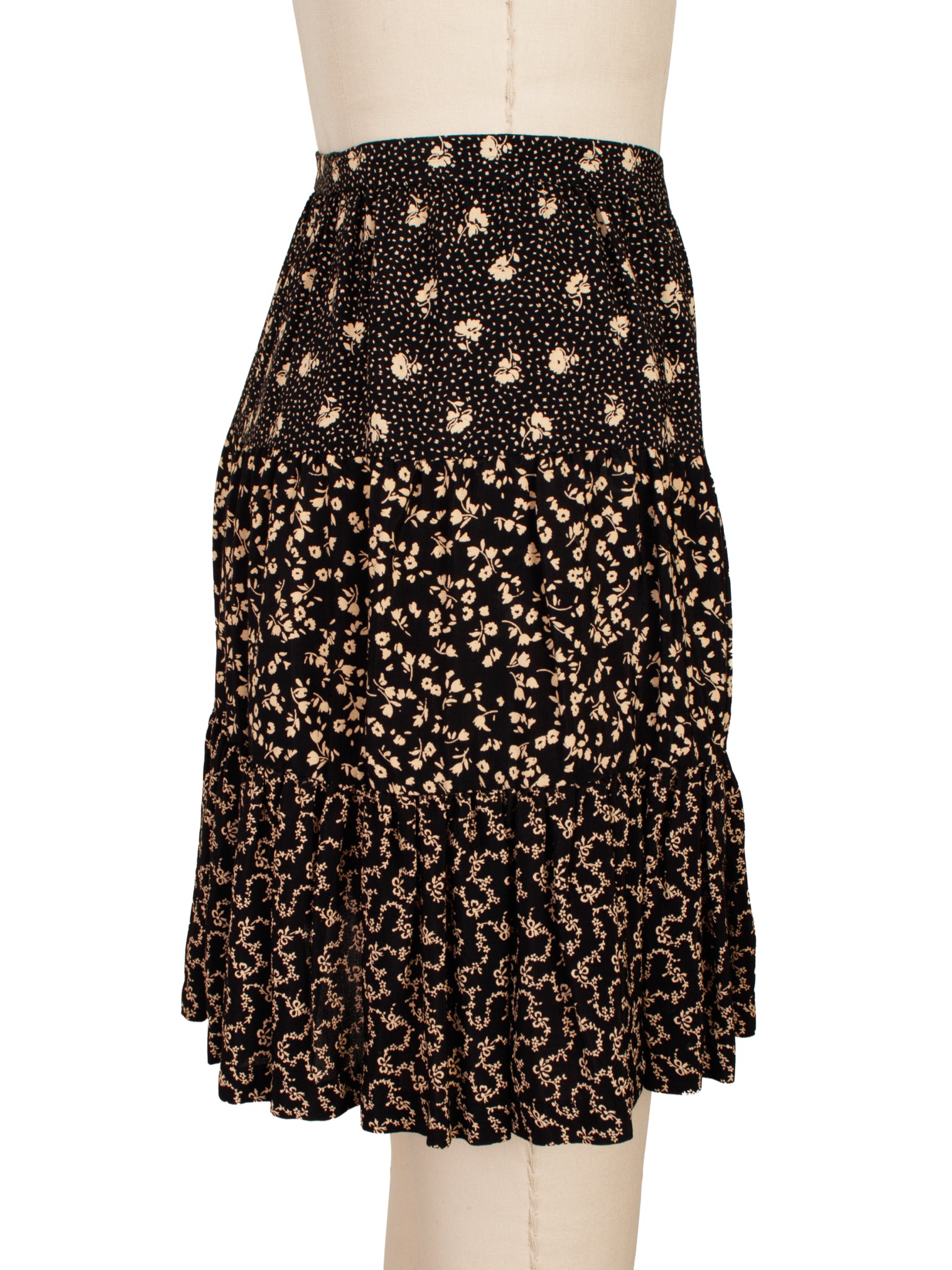 Betsey Johnson Ditsy Floral Corset & Skirt Set