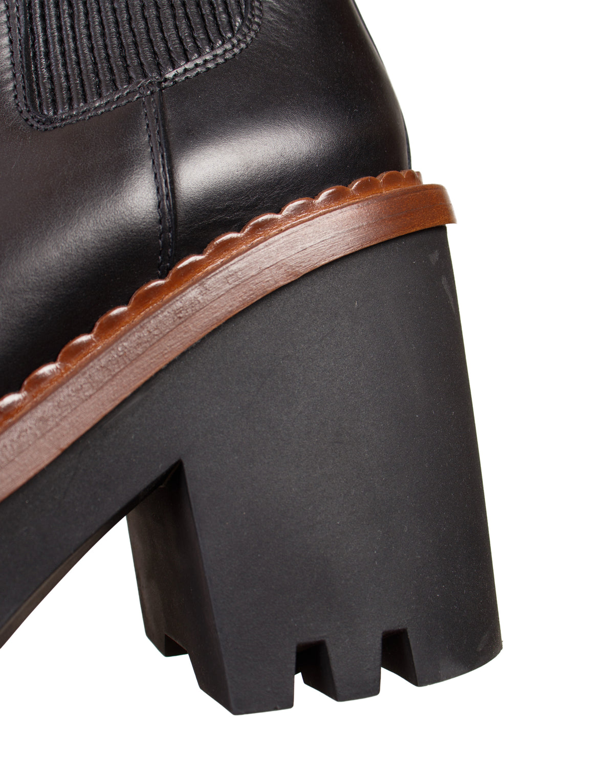 Chloe Owena Platform Chelsea Boots