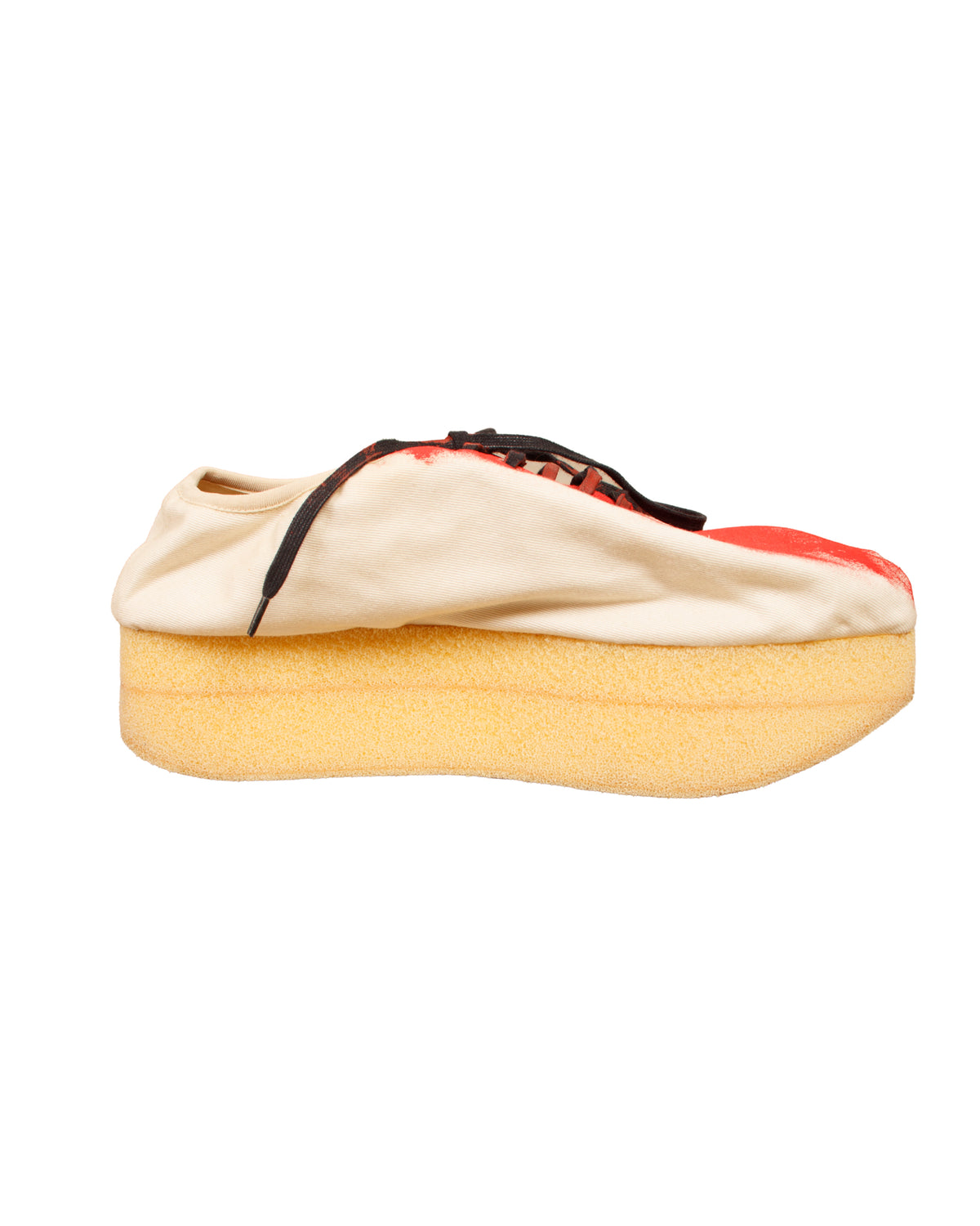 Marni Canvas Painted Platform Sneakers