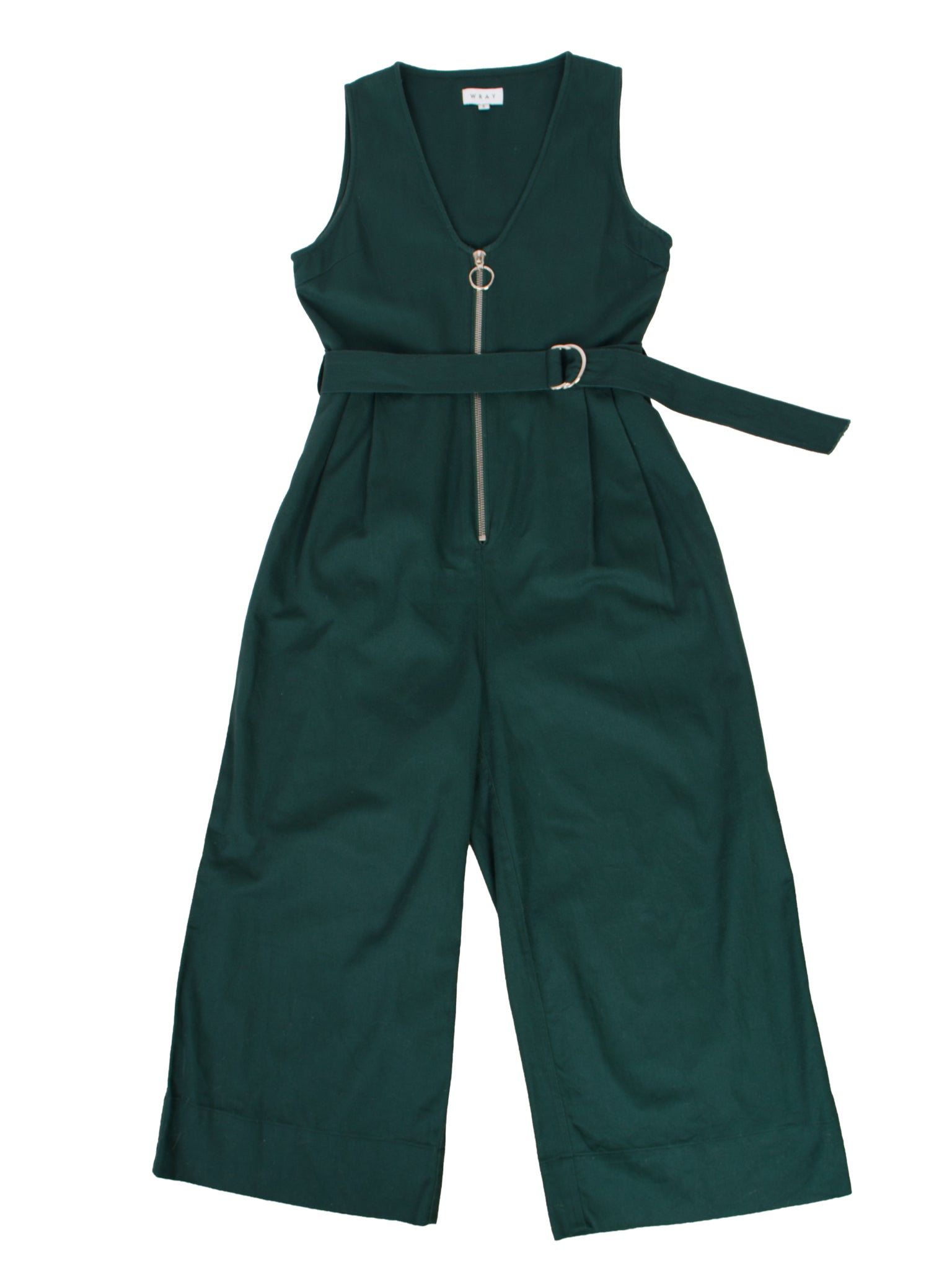 Wray Twill Zip Wide Leg Jumpsuit