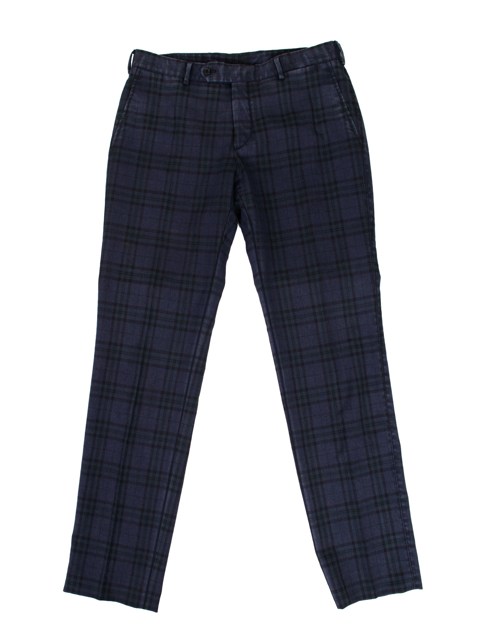 Belvest Wool Woven Check Pantsuit