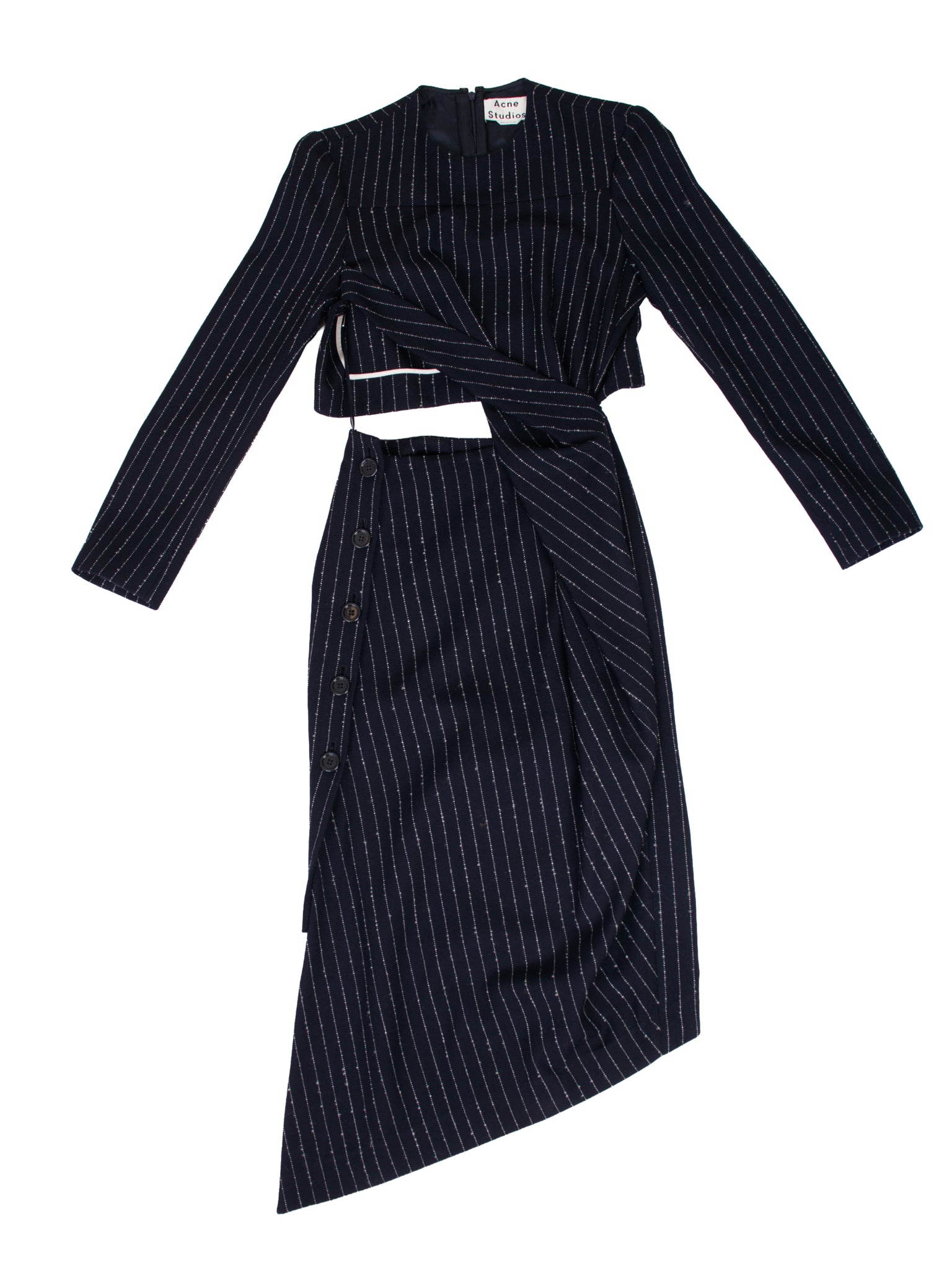 2016 Acne Studios Elvia Pinstripe Dress