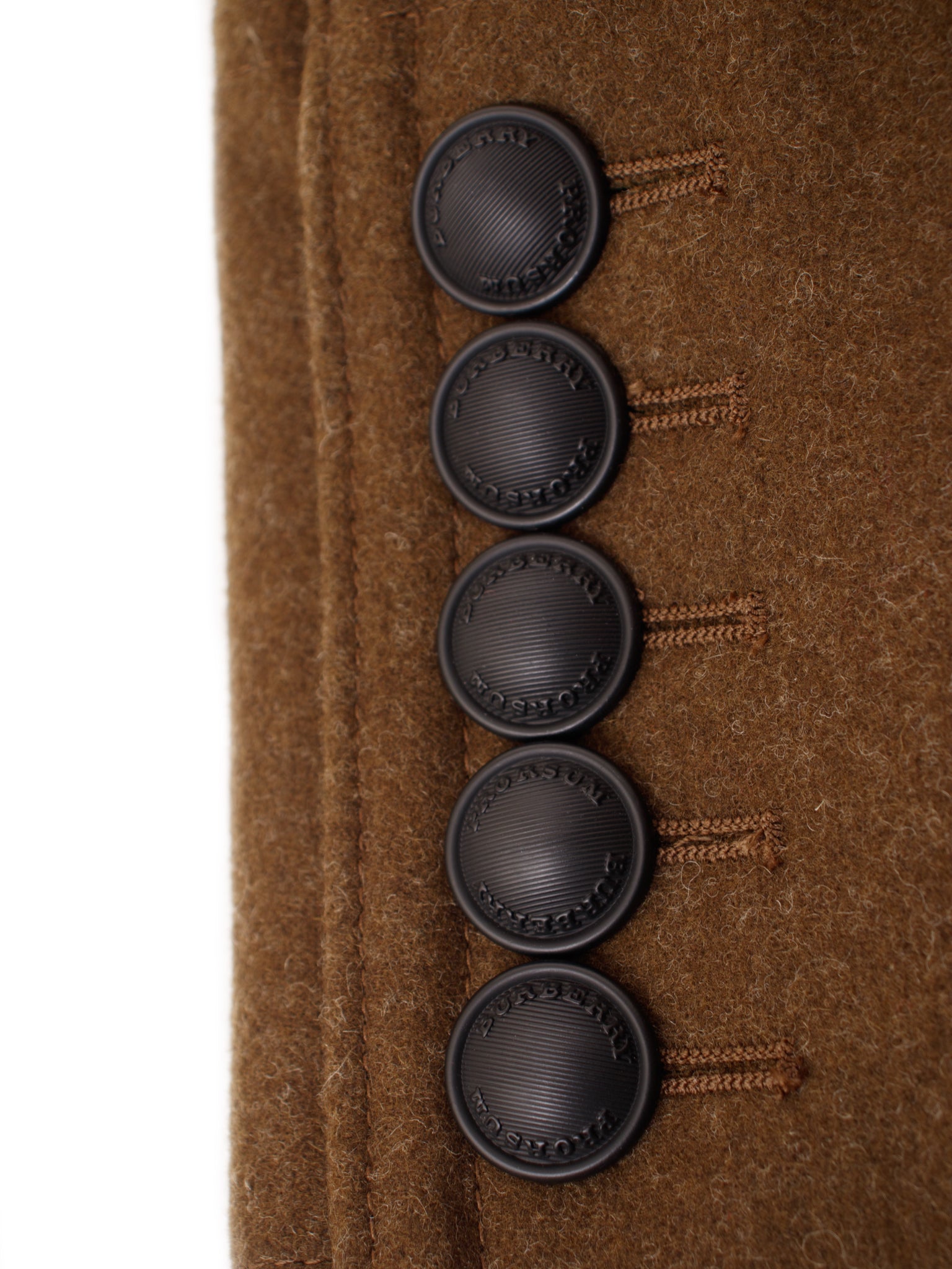 Burberry Virgin Wool Double-Breasted Coat