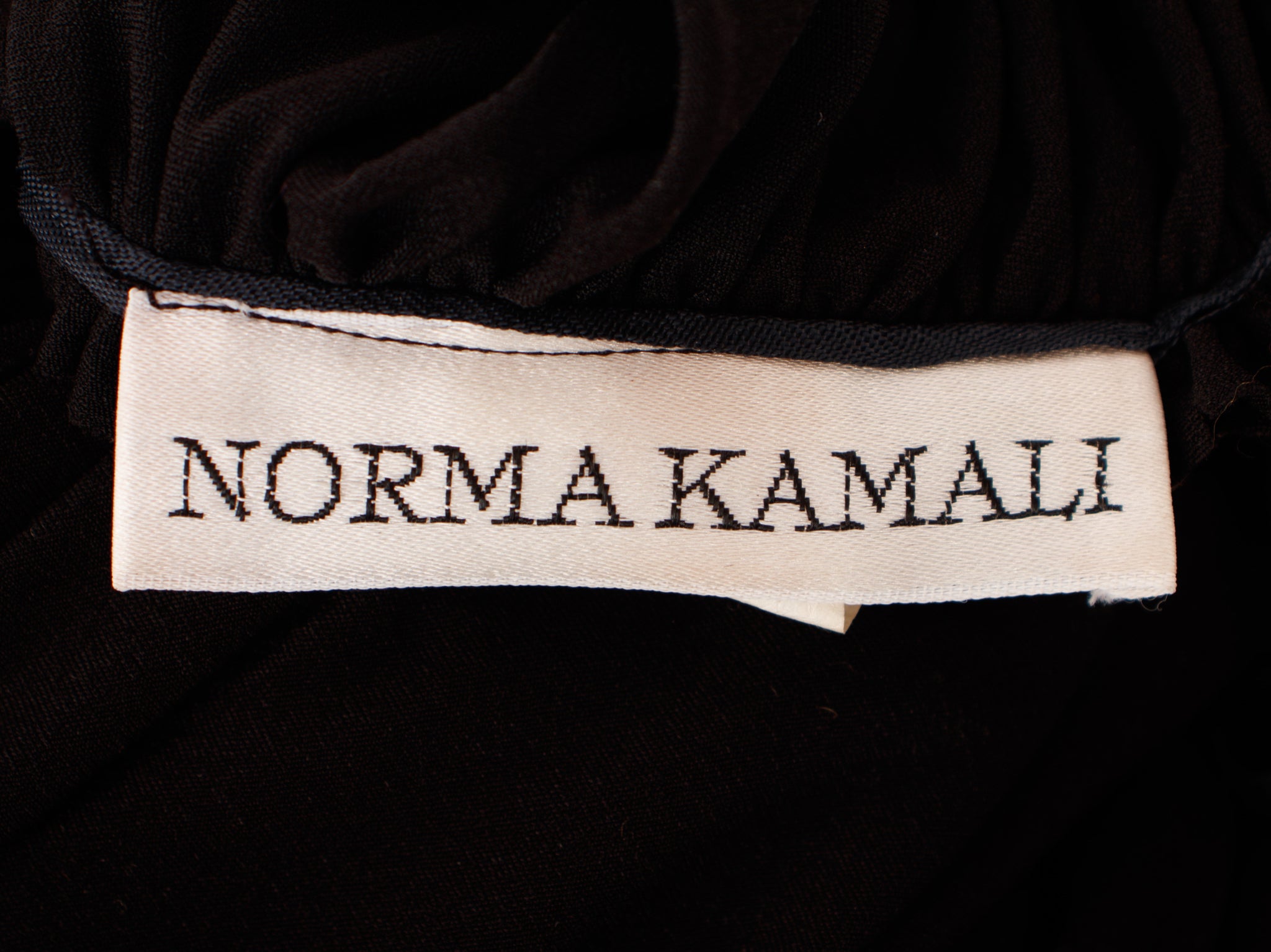 1980s Norma Kamali Ruched Maxi Slip Dress