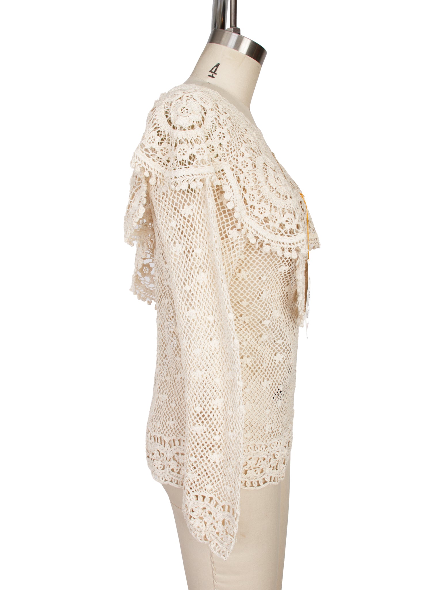 Lim's Cotton Floral Crochet Top