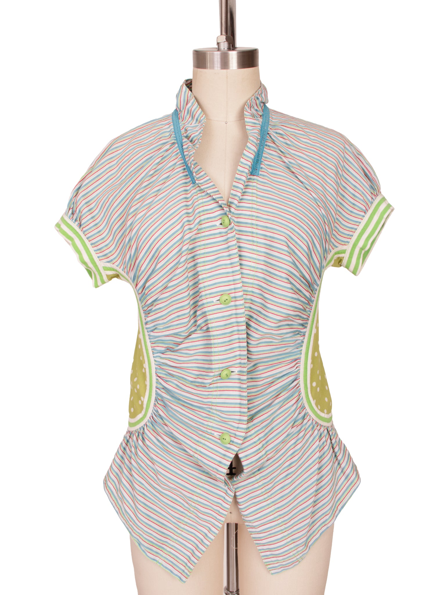 SS 1994 Issey Miyake Mix Print Top