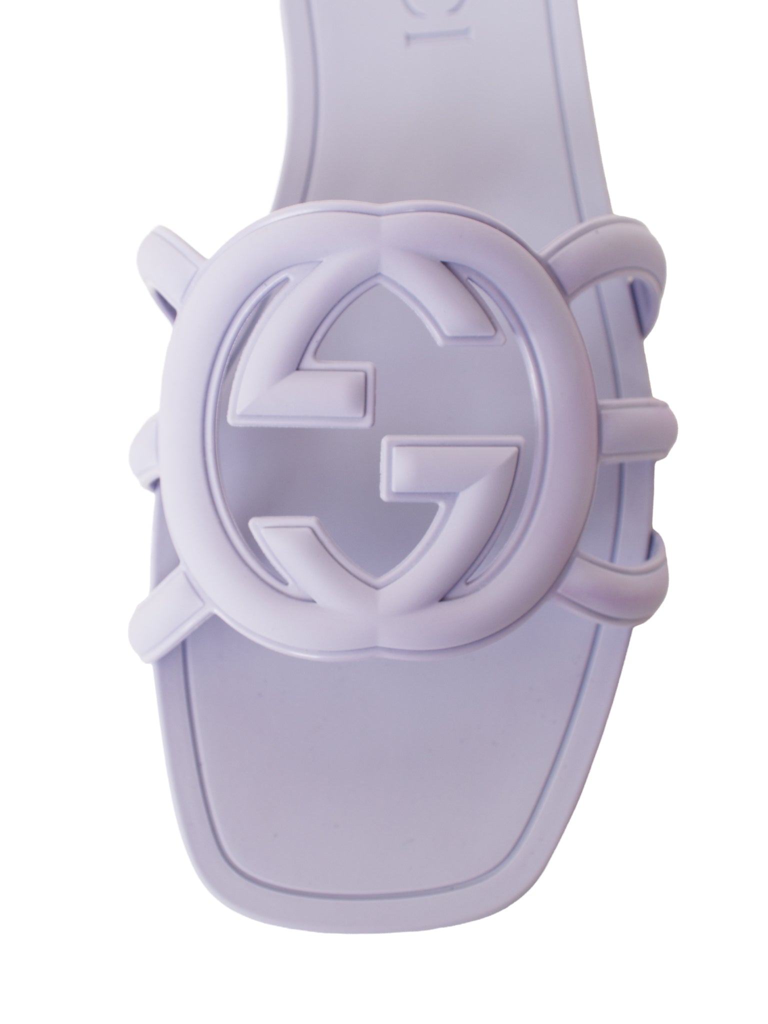 Gucci Interlocking G Rubber Slide Sandals