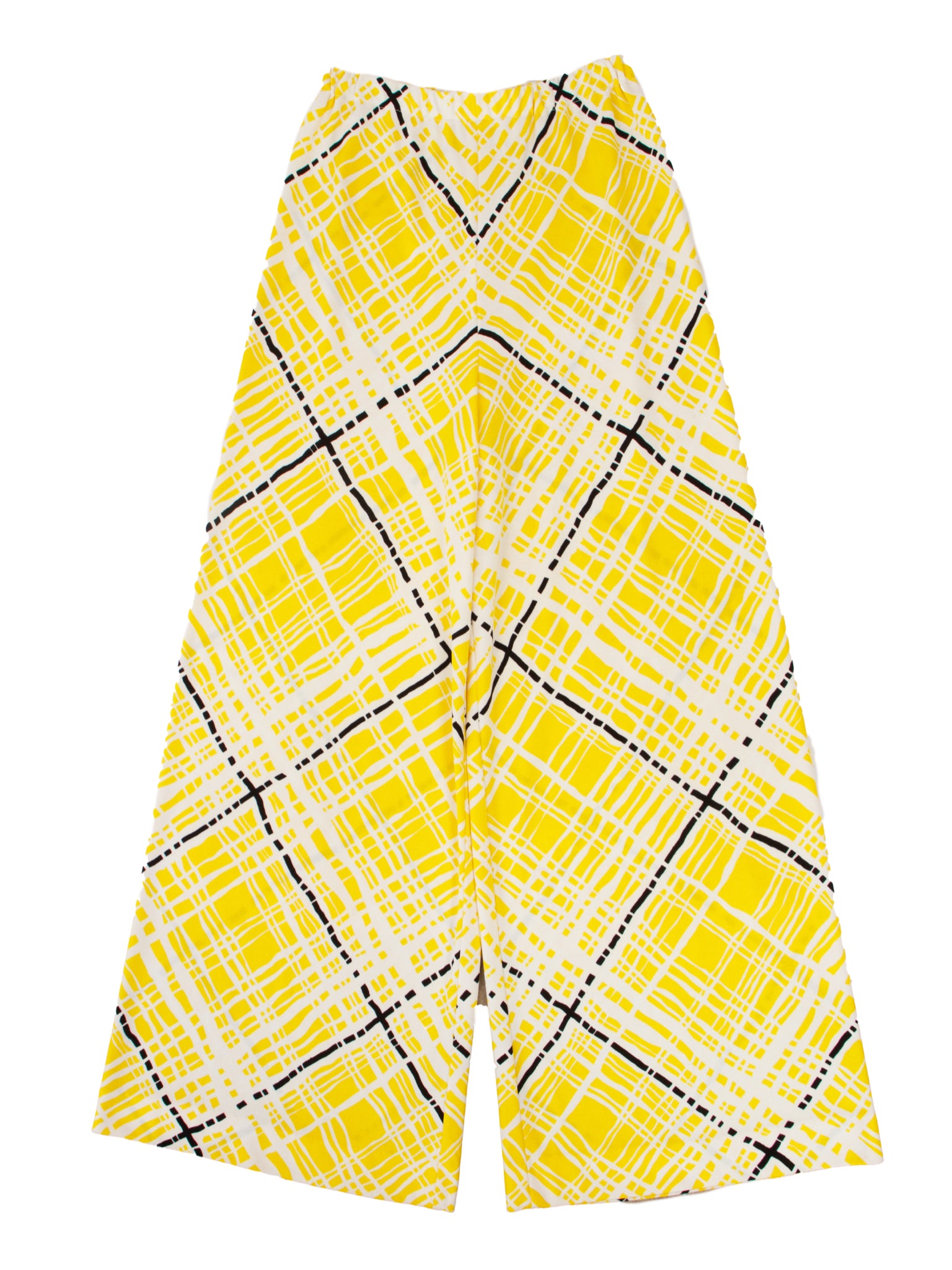 1960s Mr. Dino Geometric Palazzo Pants