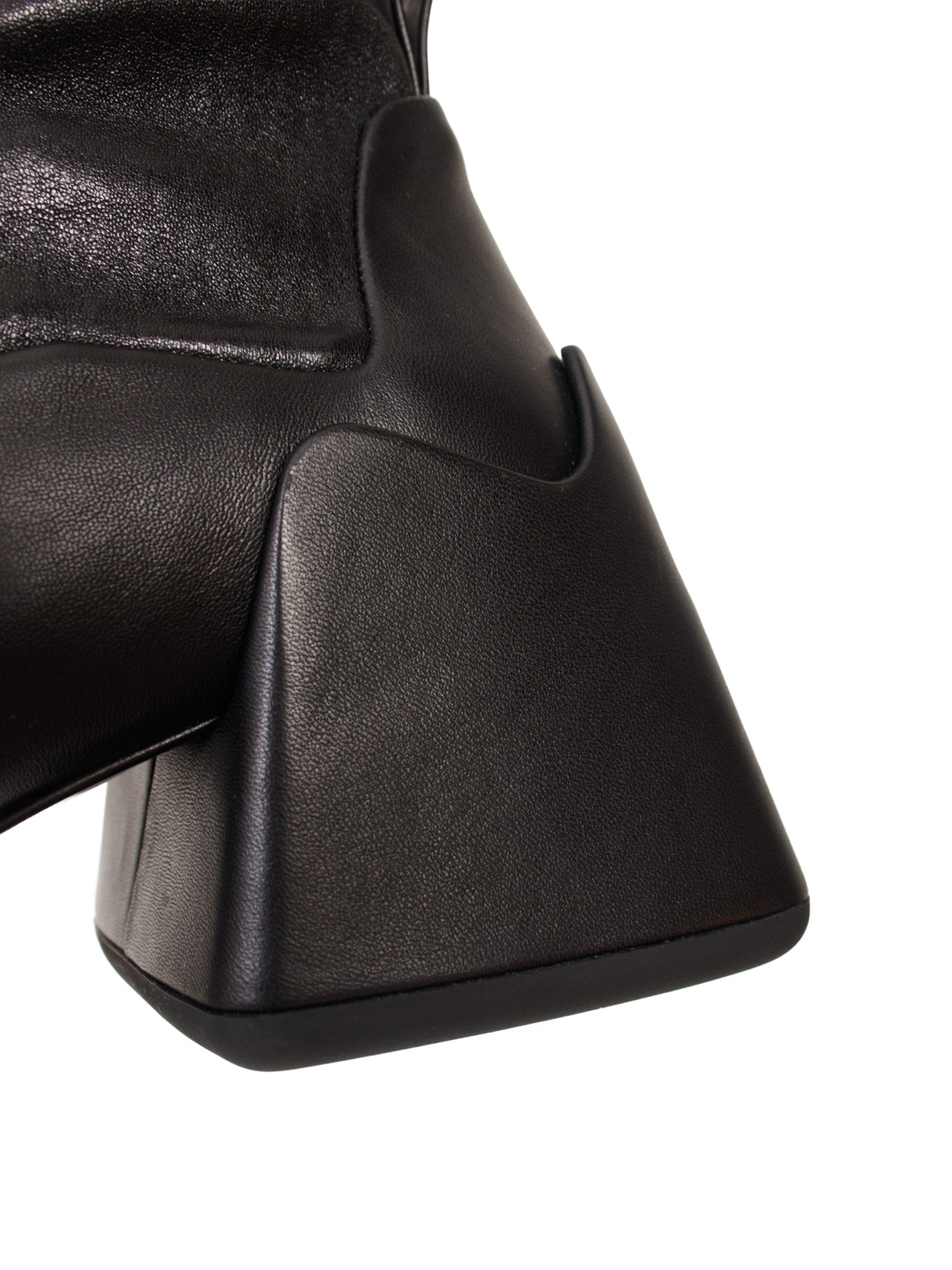 Jil Sander Sculptural Block Heel Boots