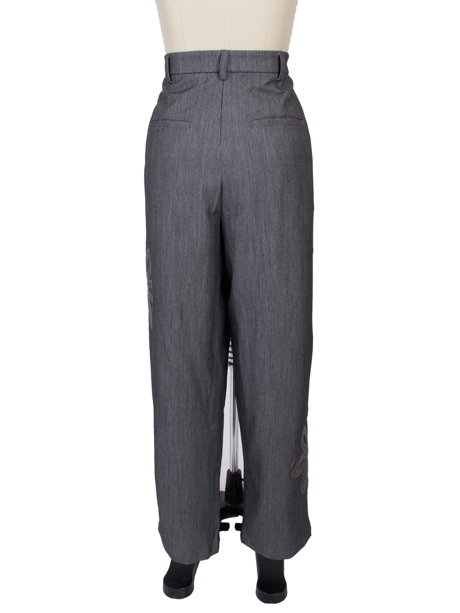 Desigual Floral Embroidered Trousers