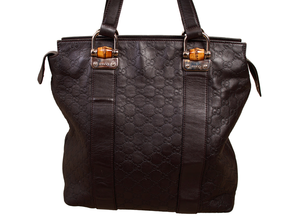 Gucci GG Guccissima Bamboo Handle Bag