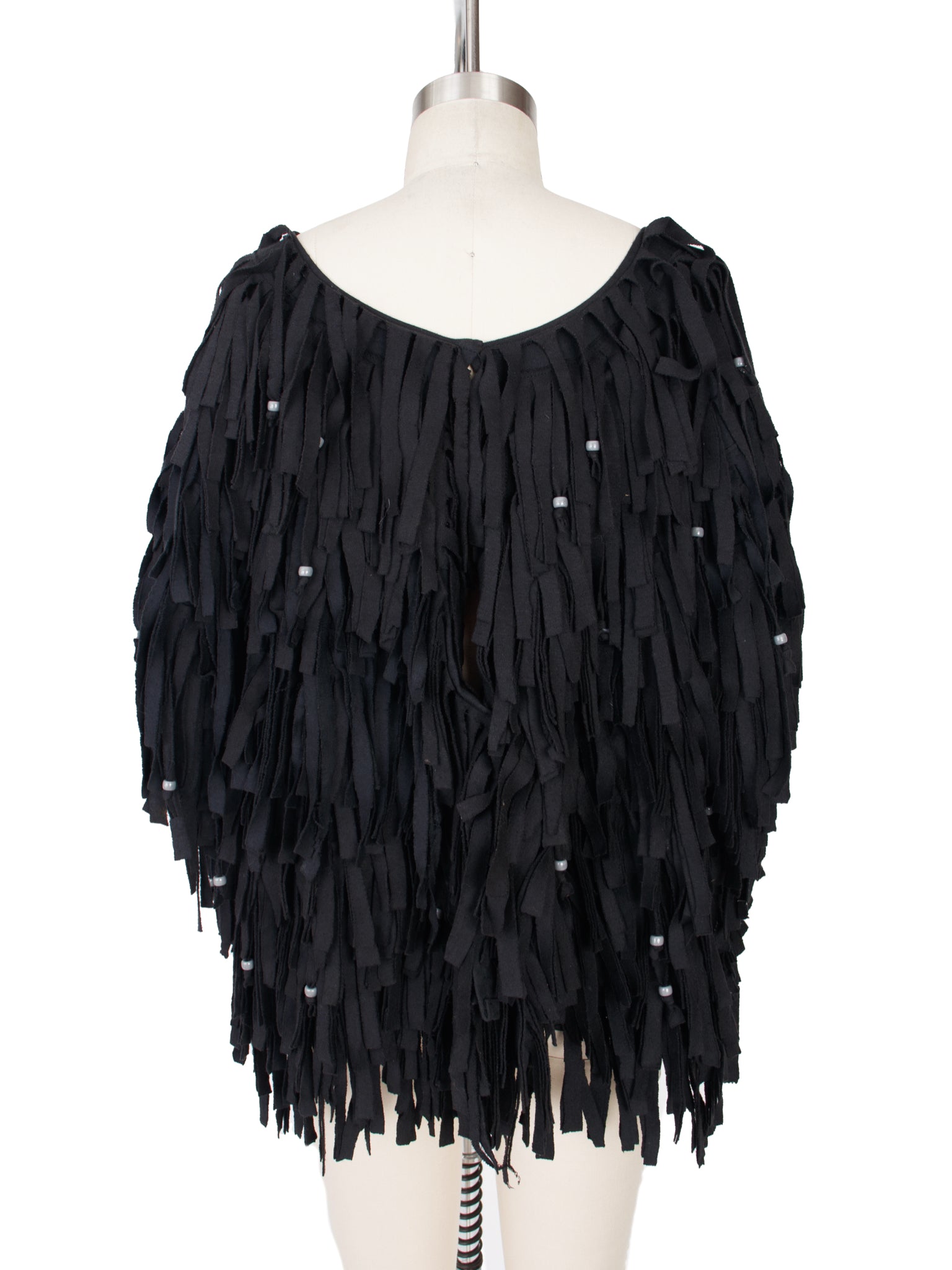 Handmade Cotton Jersey Fringe Top