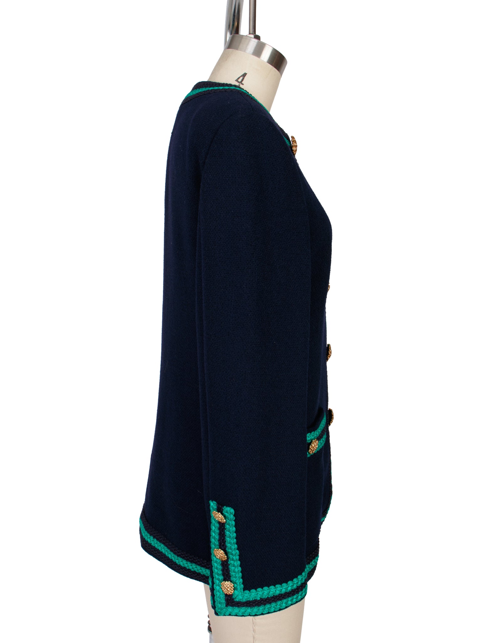 Gucci Garden Wool Knit Applique Jacket