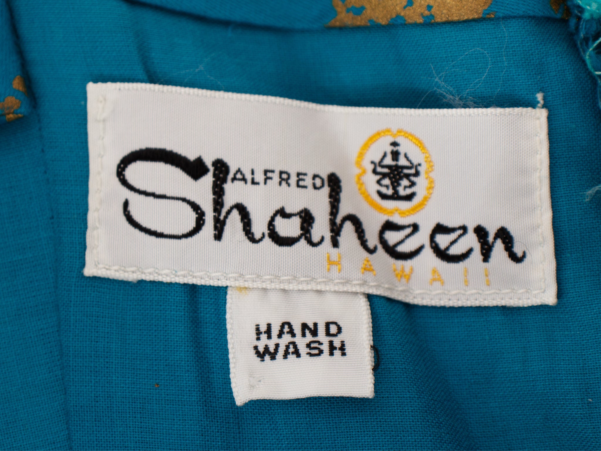 1950s Alfred Shaheen Hawaiin Print Dress