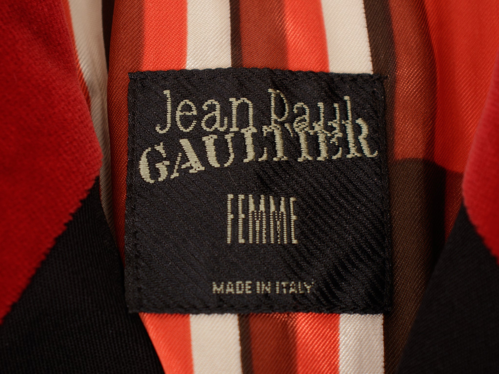 1994 Jean Paul Gaultier Colorblock Double-Breasted Blazer