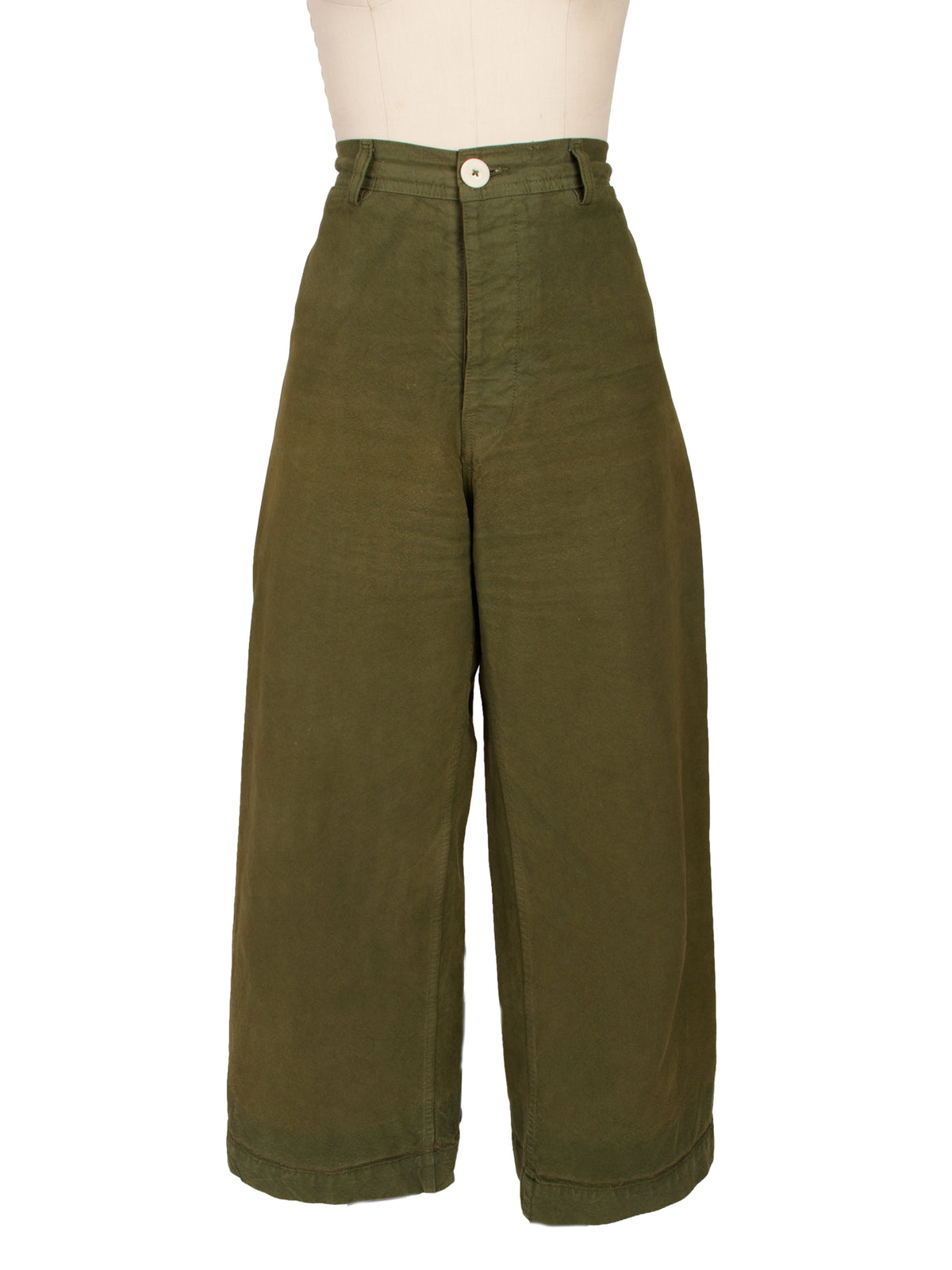 Jesse Kamm Sailor Canvas Wide Leg Pants