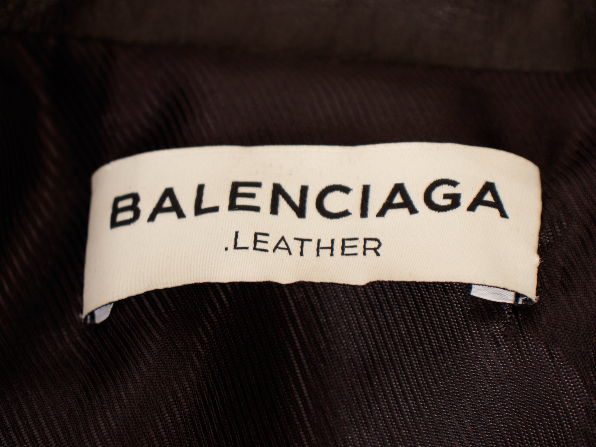 2014 Balenciaga Leather Biker Jacket