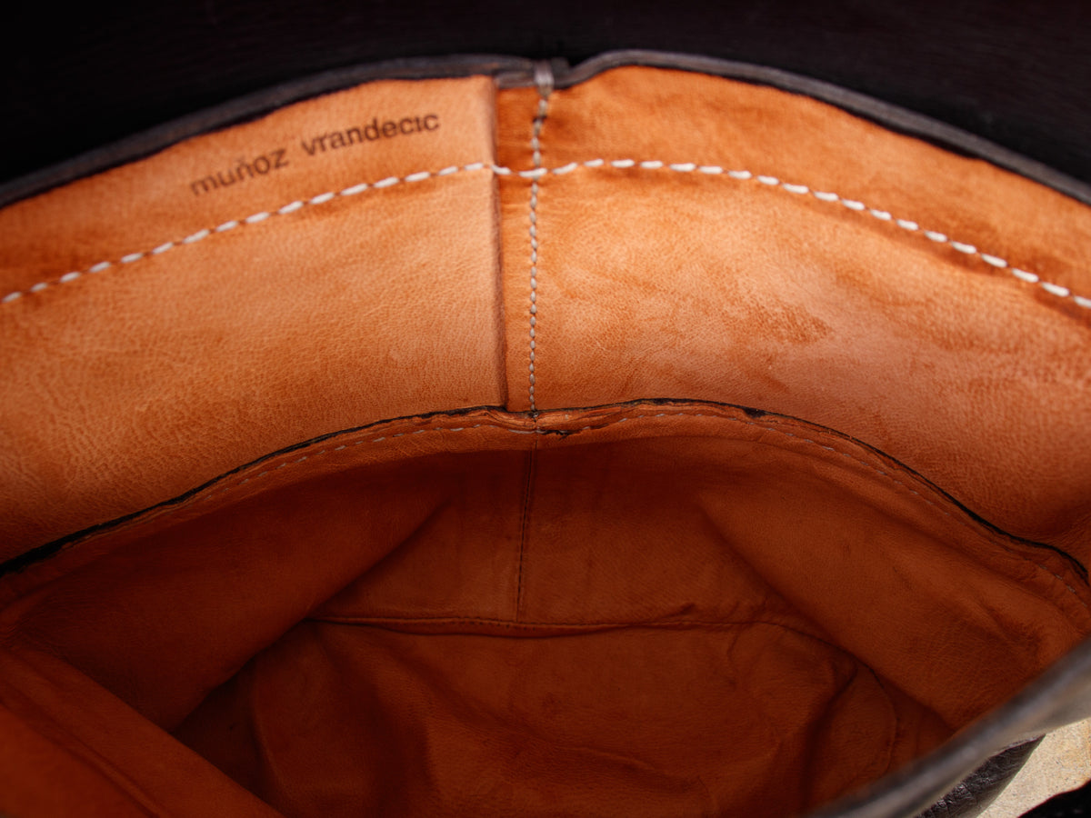Munoz Vrandecic Couture Leather Key Lock Bag