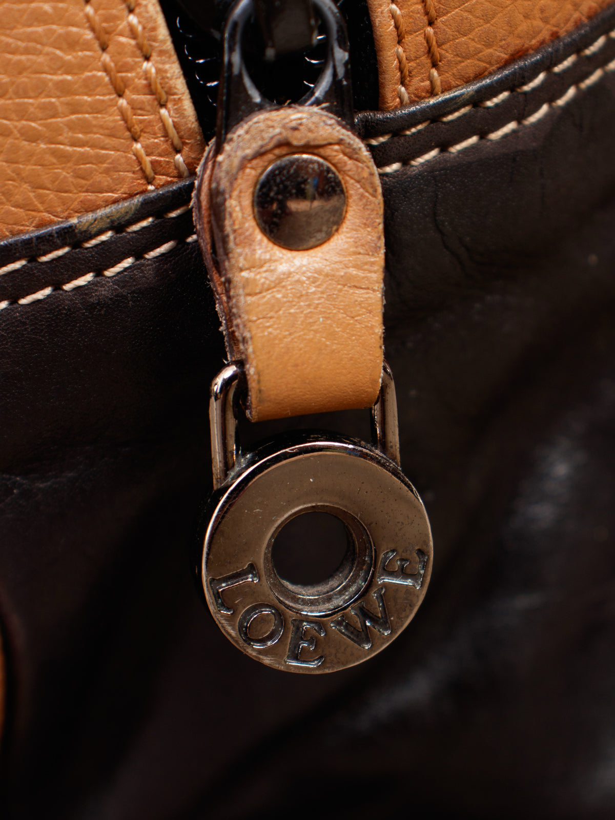 Loewe Anagram Leather Shoulder Bag