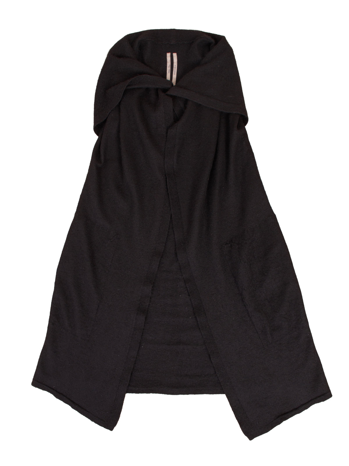 2016 Rick Owens Hooded Longline Vest