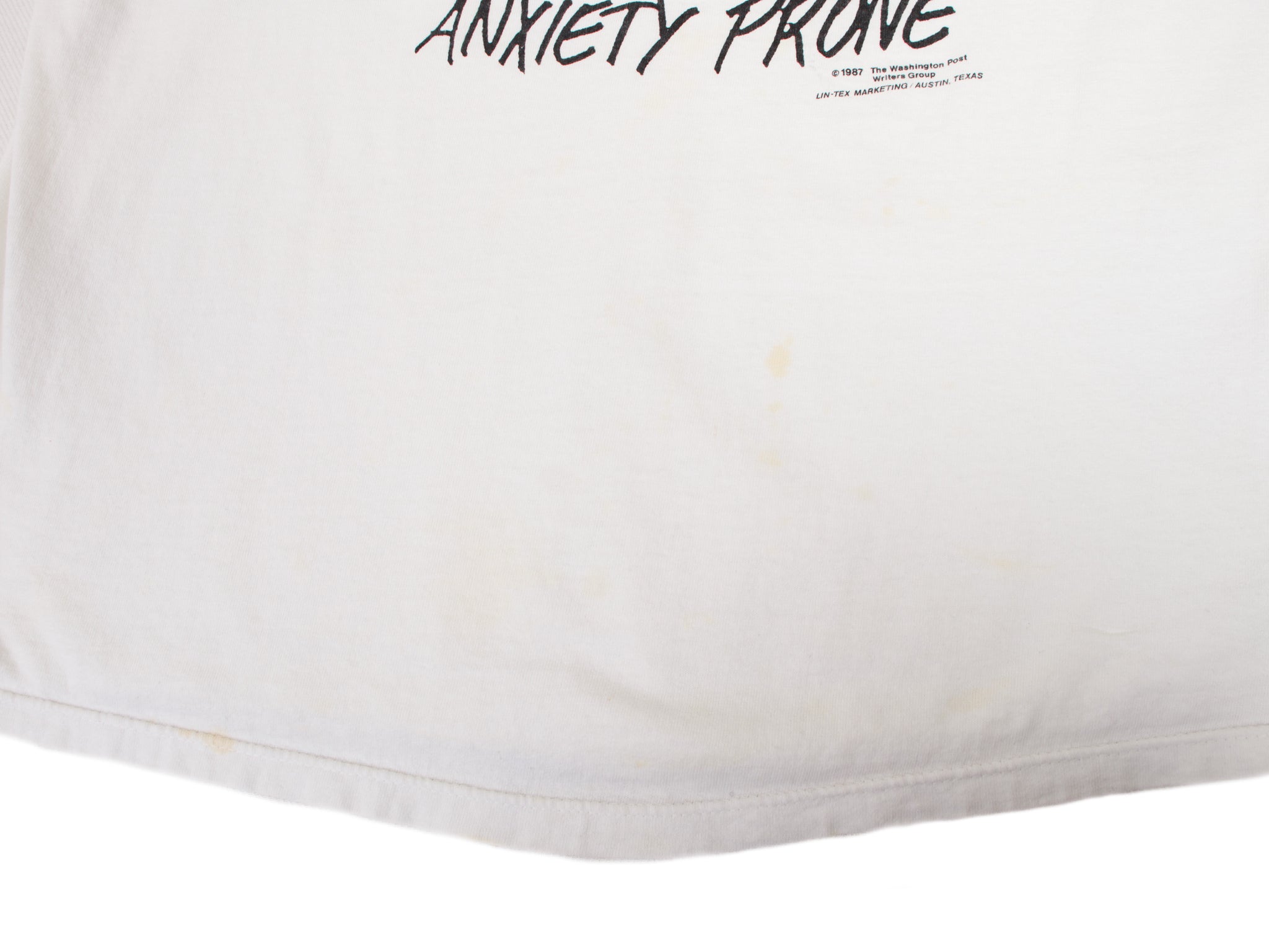 1987 Anxiety Prone Novelty Tee