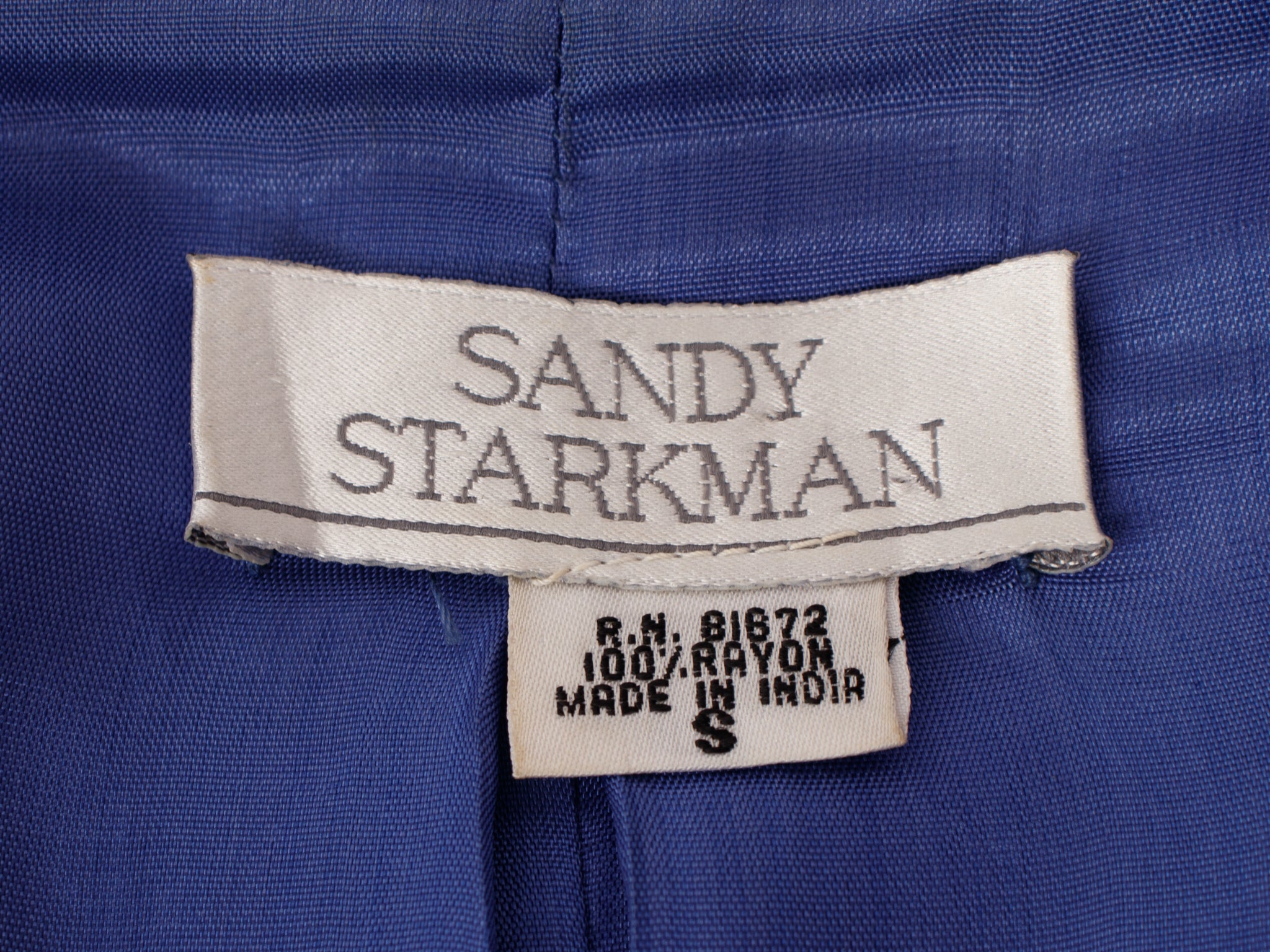Sandy Starkman Cat Embroidered Blazer