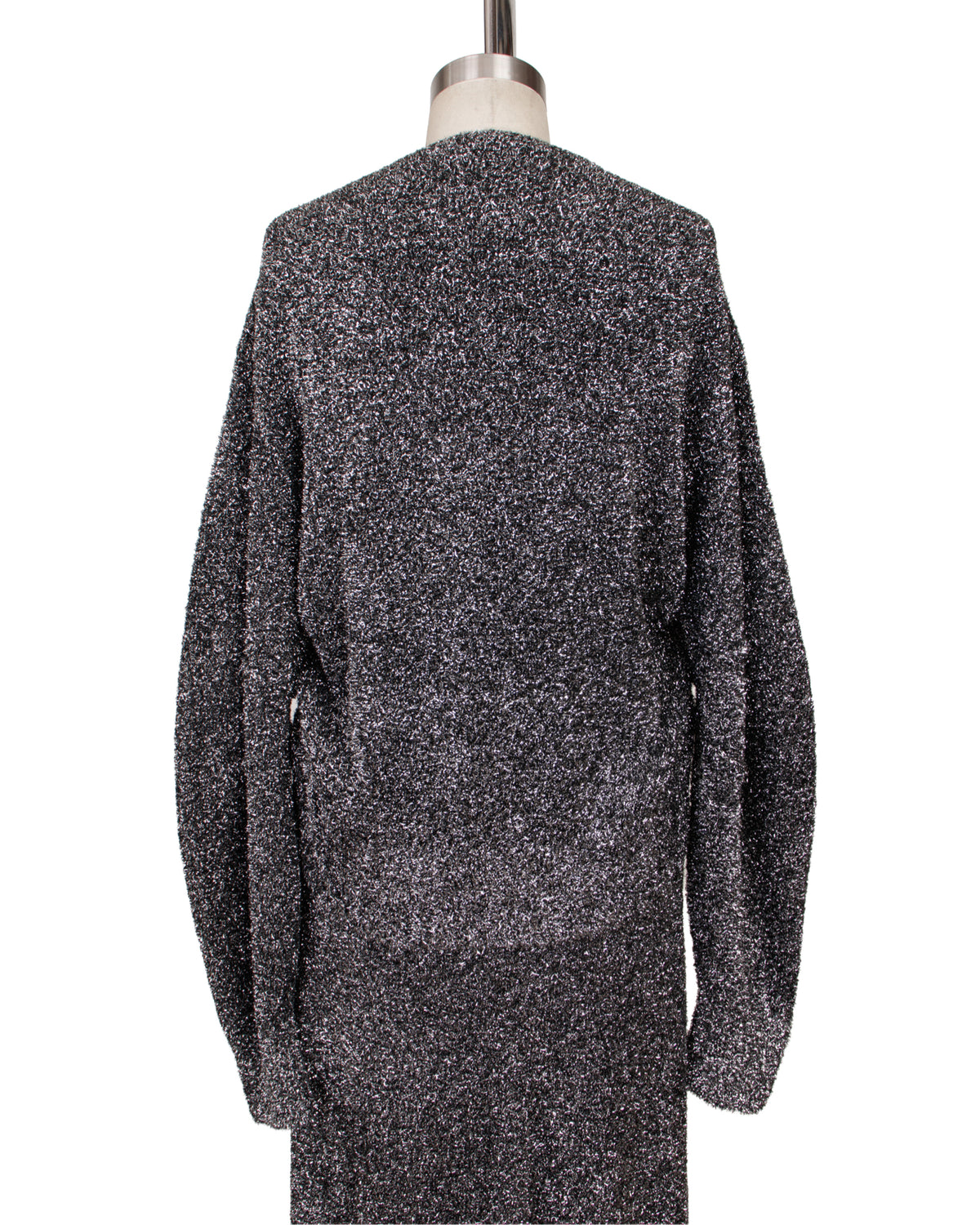 Helmut Lang Lurex Eyelash Knit Skirt Set*