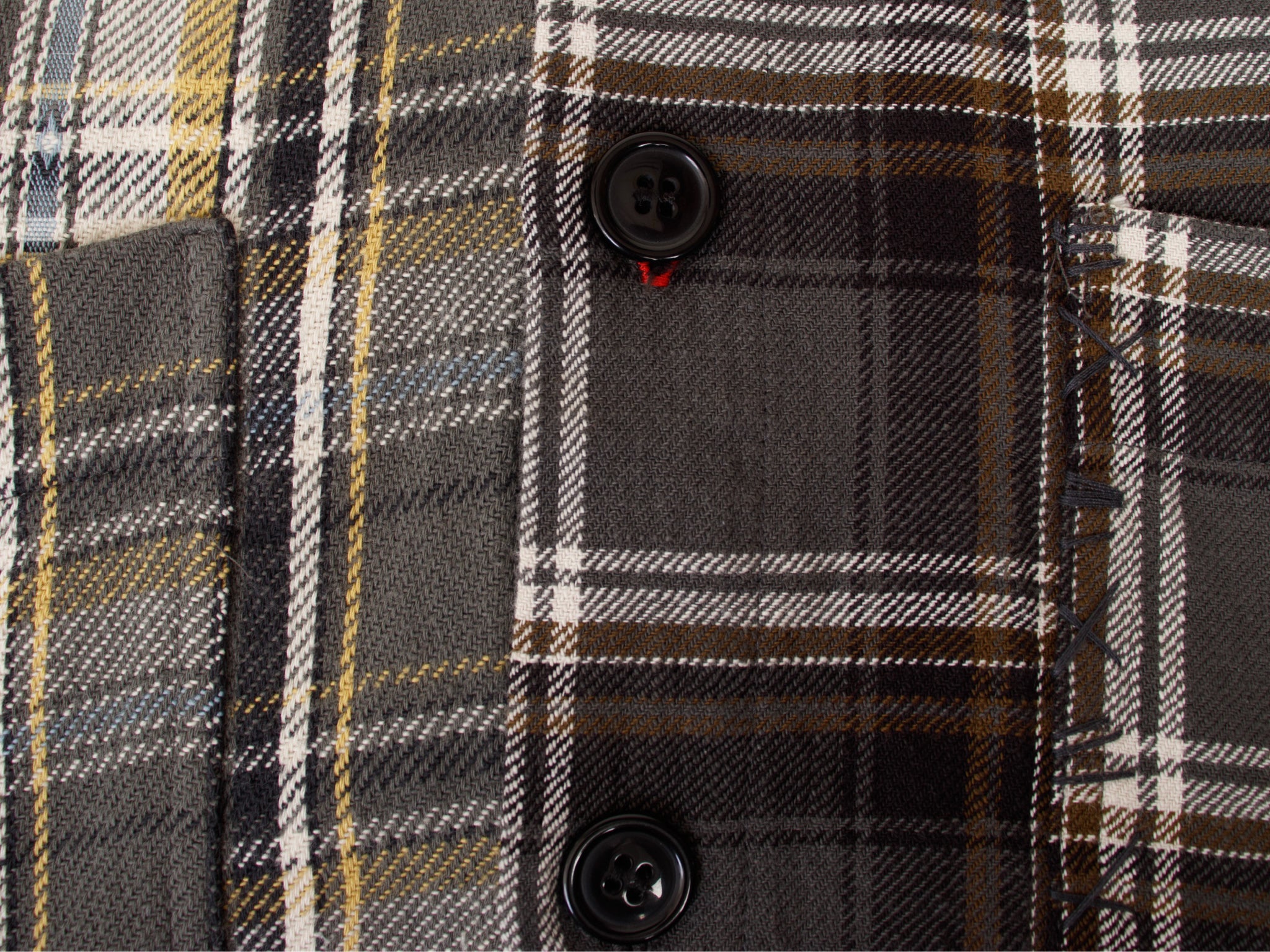 Greg Lauren Shawl Collar Boxy Reworked Shirt