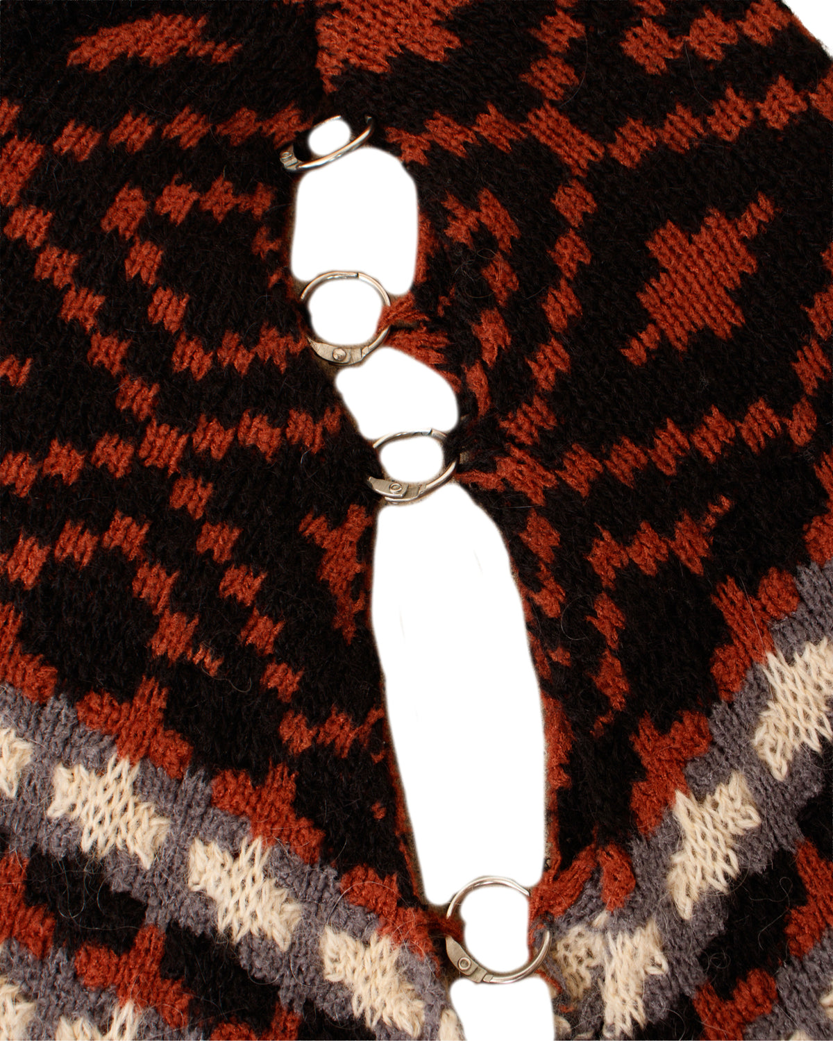 Raf Simmons Pierced Knit Sweater