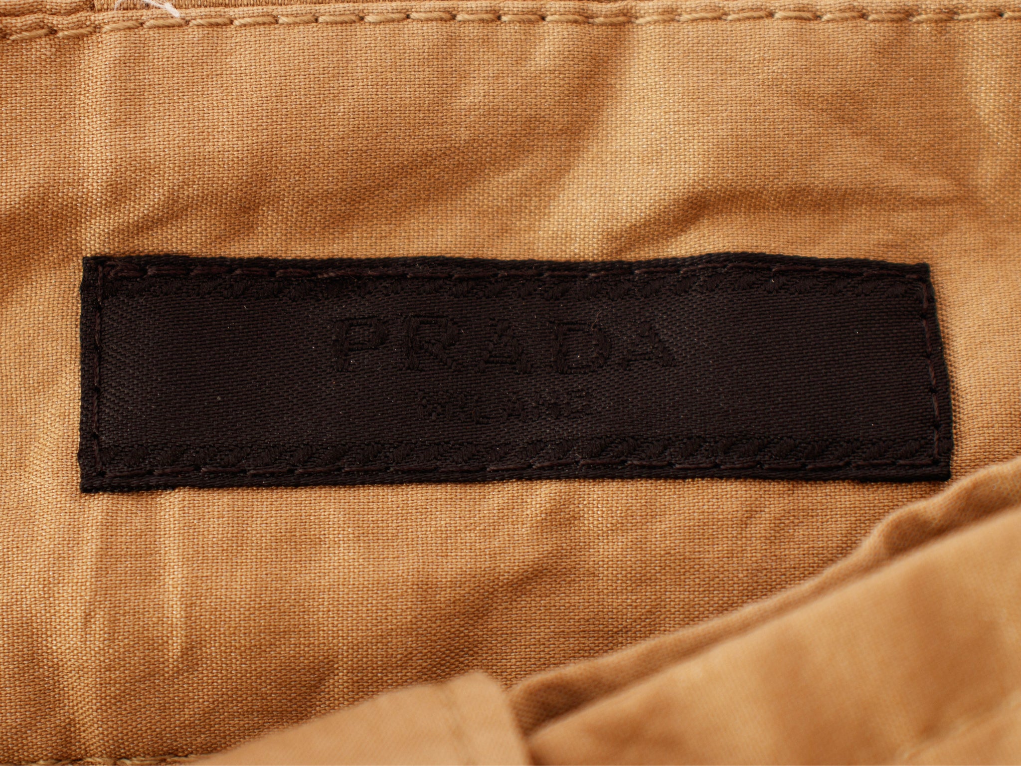 Prada Tan Cargo Shorts