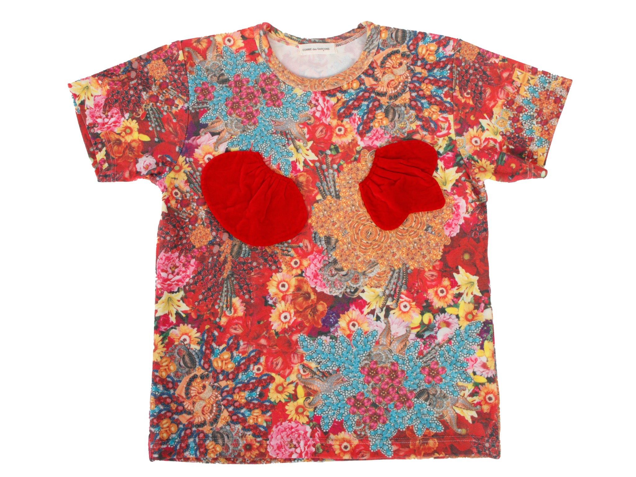 SS 2004 Comme des Garcons Floral Patch Top